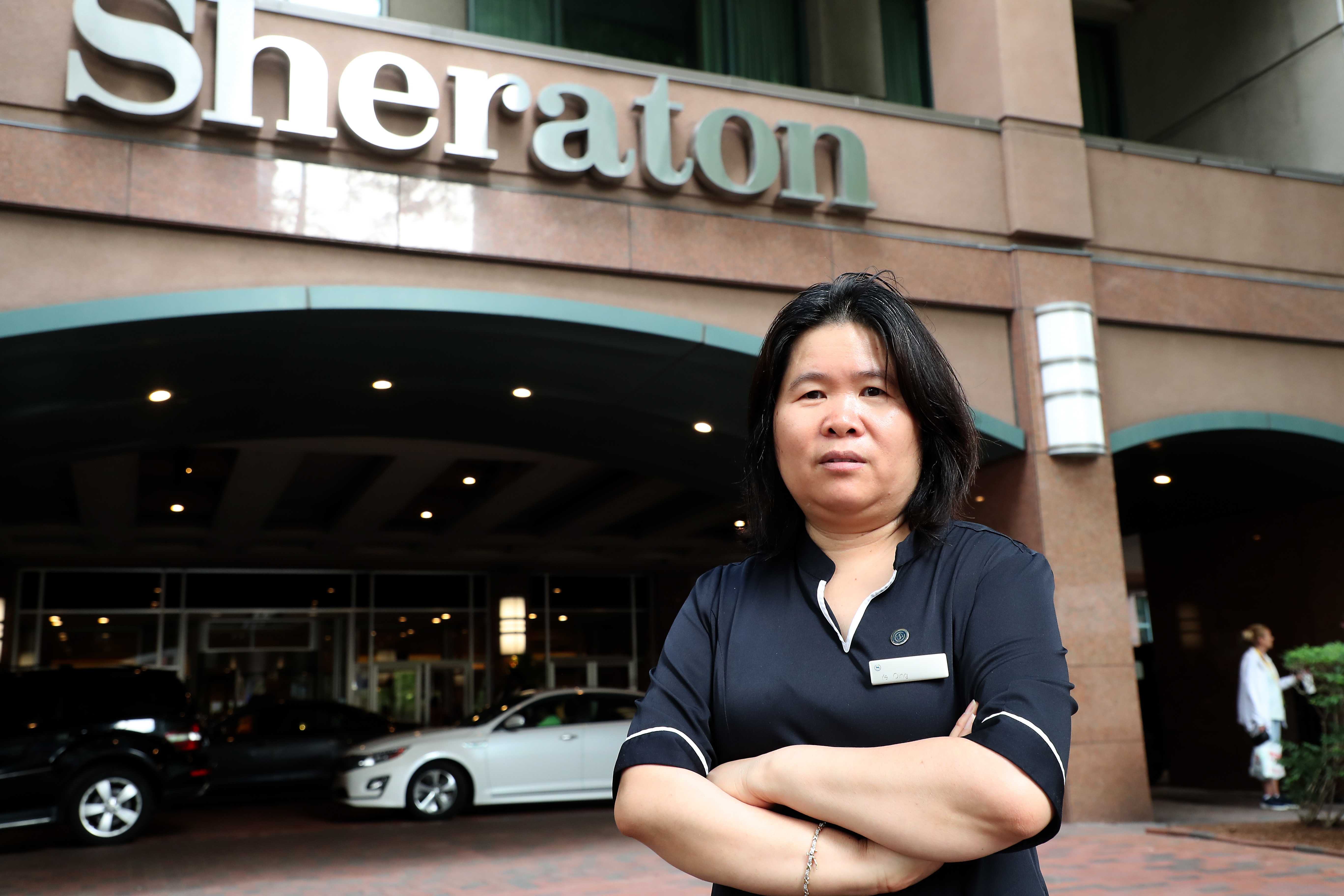 Ye Qing Wei has been cleaning rooms at the Sheraton for 13 years and still has no set schedule, a more common occurrence for longtime workers following the emergence of these programs, according to the union.