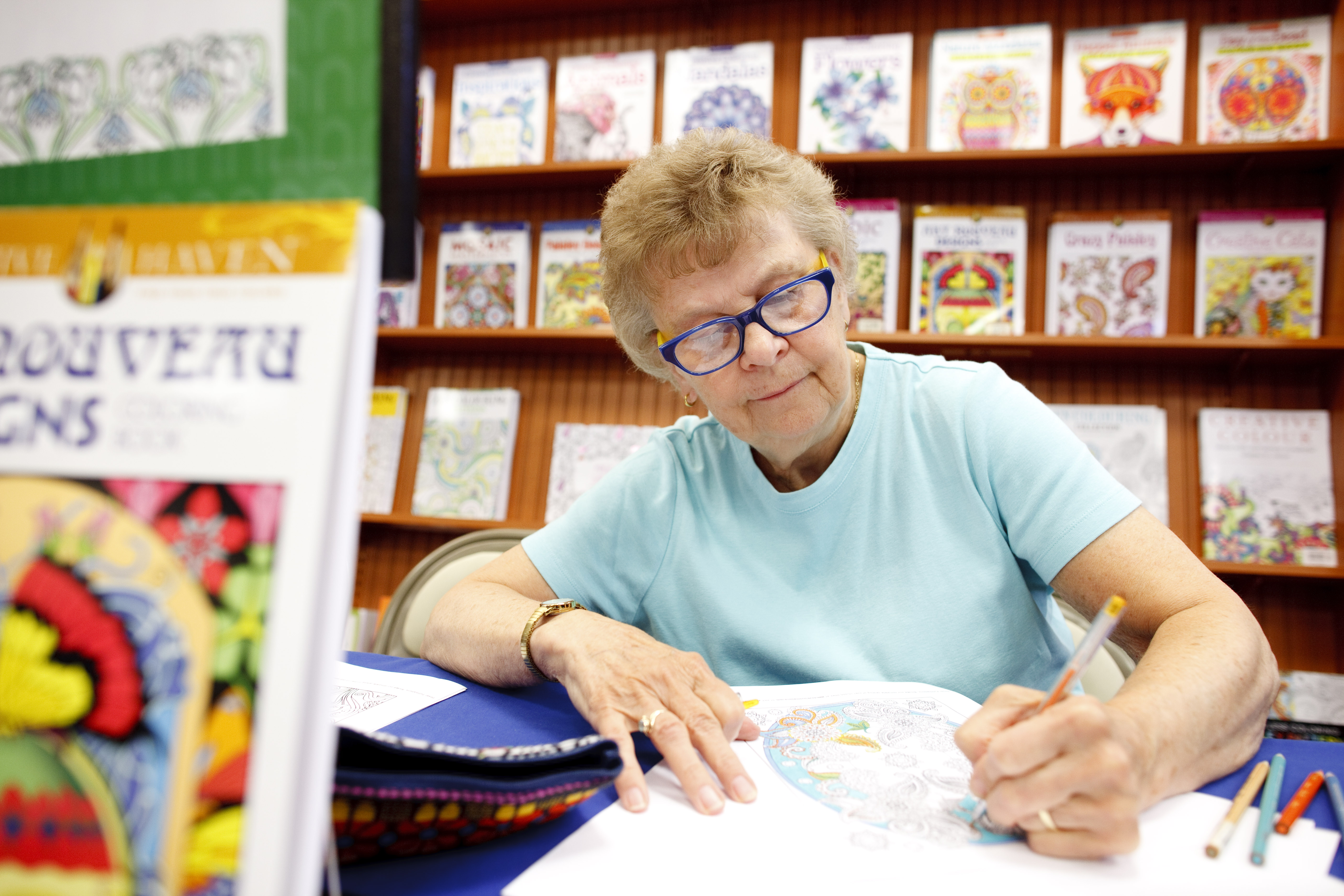 Sister Charlene Favreau, of Lowell, was at work at Barnes and Noble in Burlington.