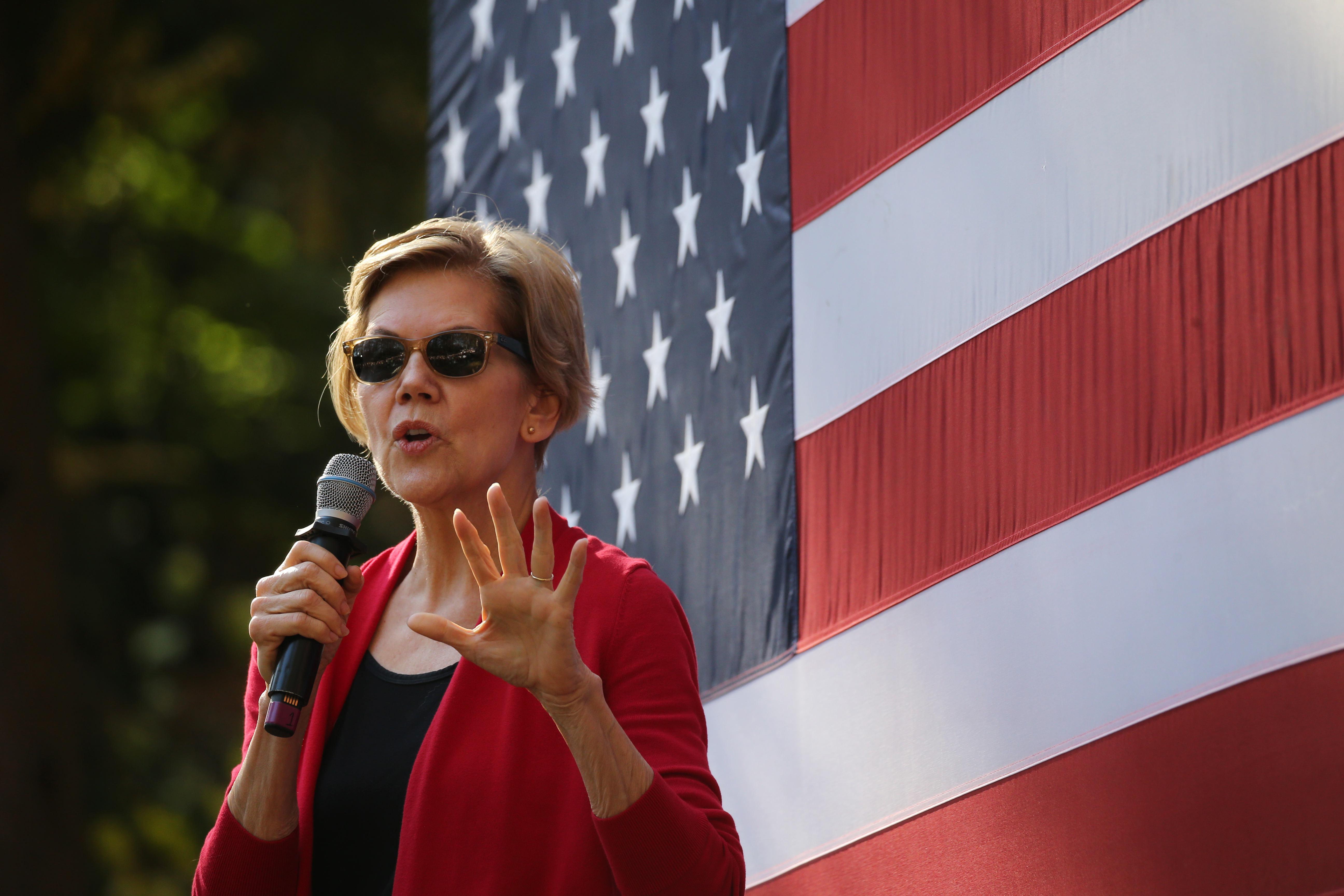 Warren spoke Thursday during an appearance at Dartmouth College in Hanover, N.H.