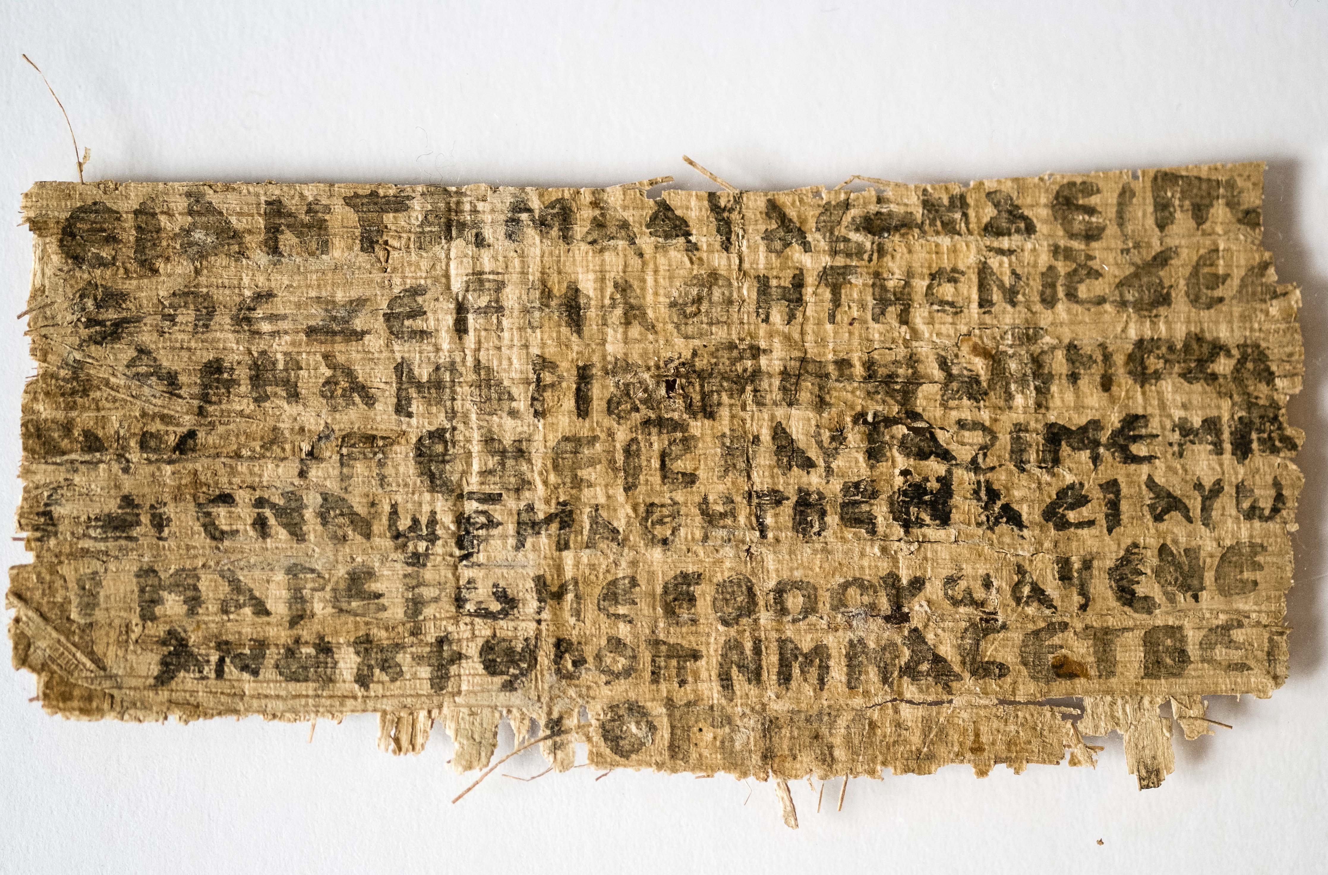 The papyrus in question.