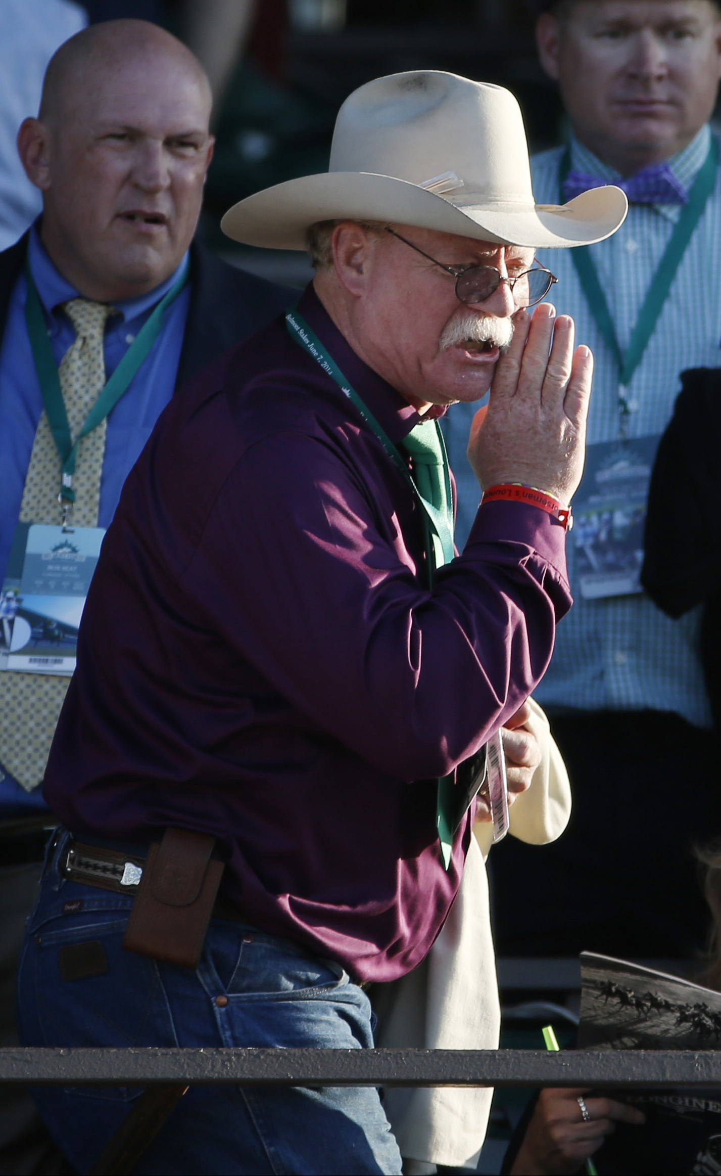 California Chrome co-owner Steve Coburn called from the grandstand after his horse finished fourth in the Belmont Stakes.