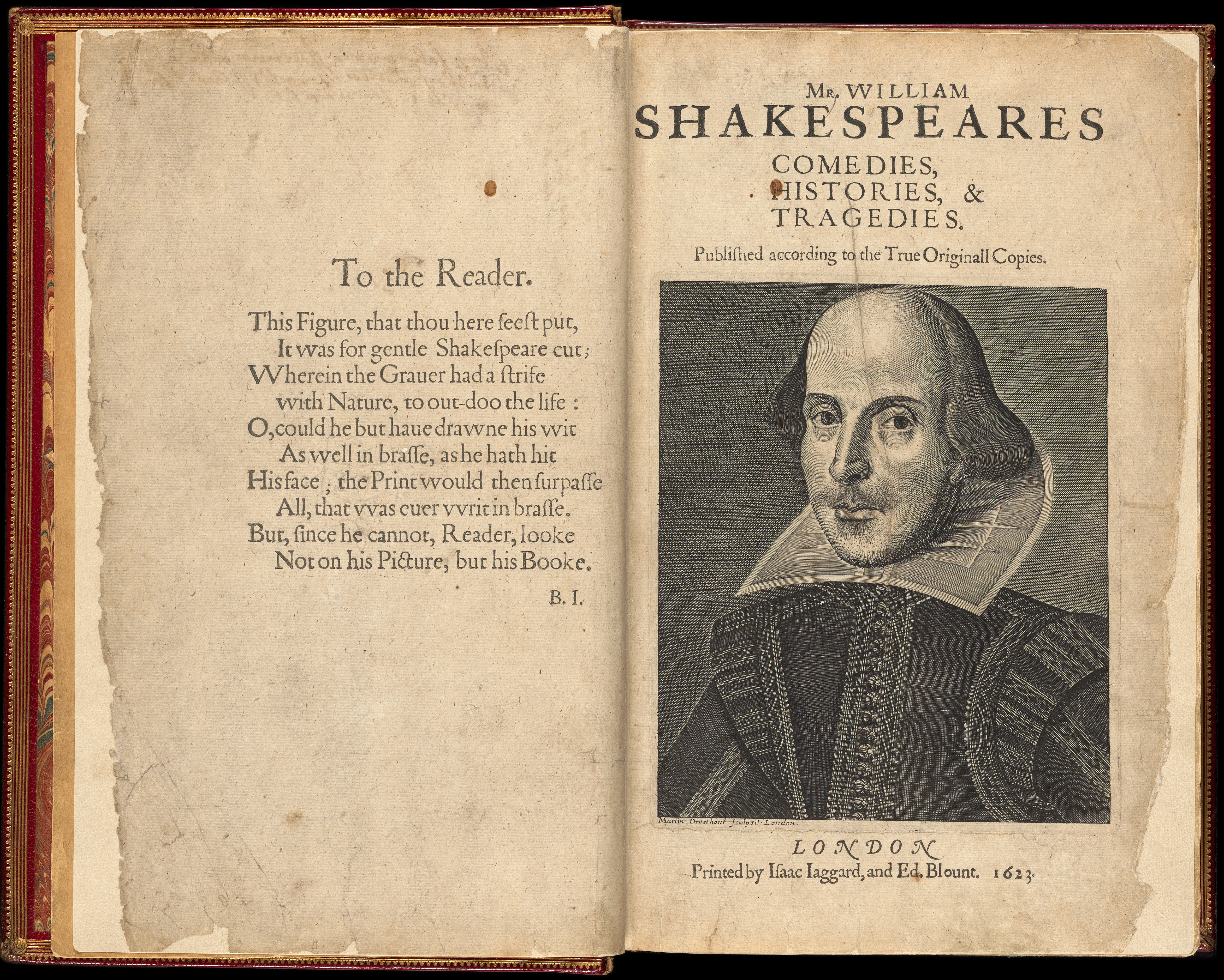 A 1623 First Folio.