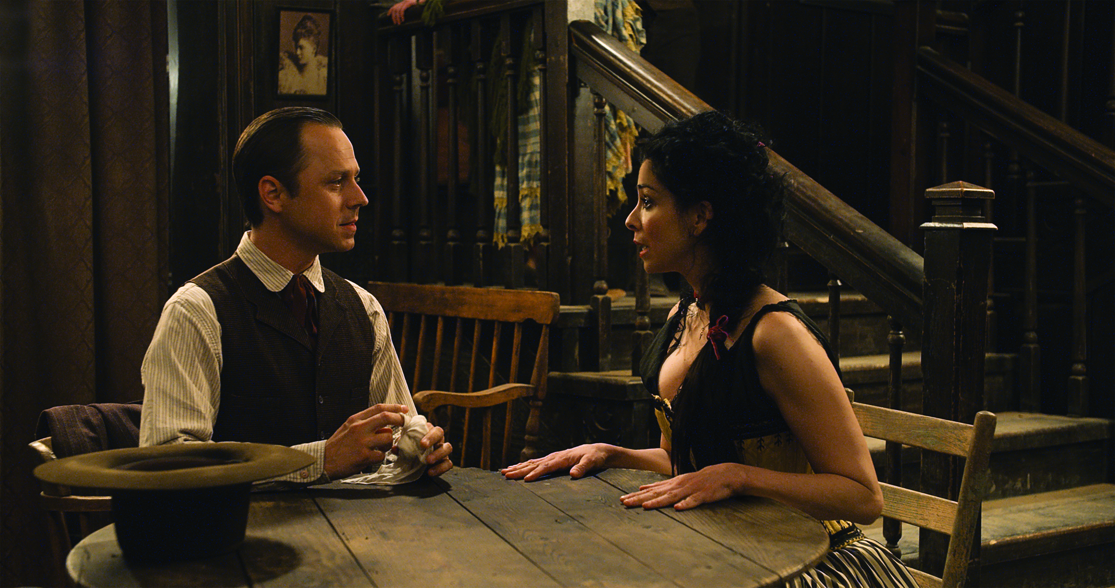 Giovanni Ribisi and Sarah Silverman as Edward and Ruth.