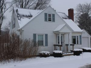A massage parlor, now closed, was in this house in Hadley.