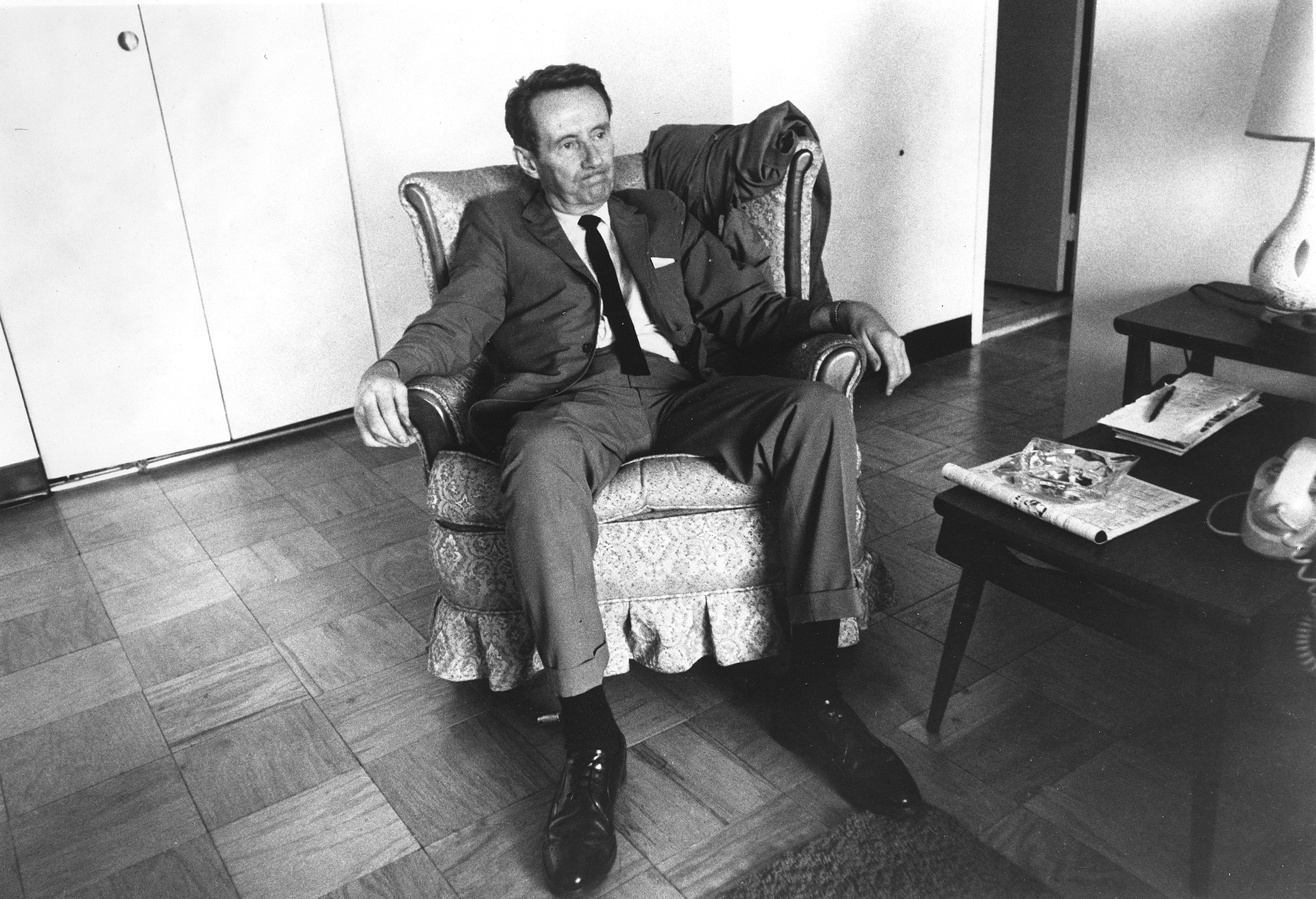 Paul Brennan, taking a break, in "Salesman."