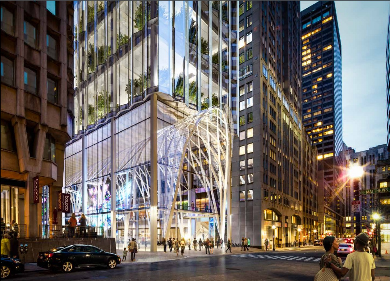 Millennium Partners' proposal for the site of the Winthrop Square Garage.