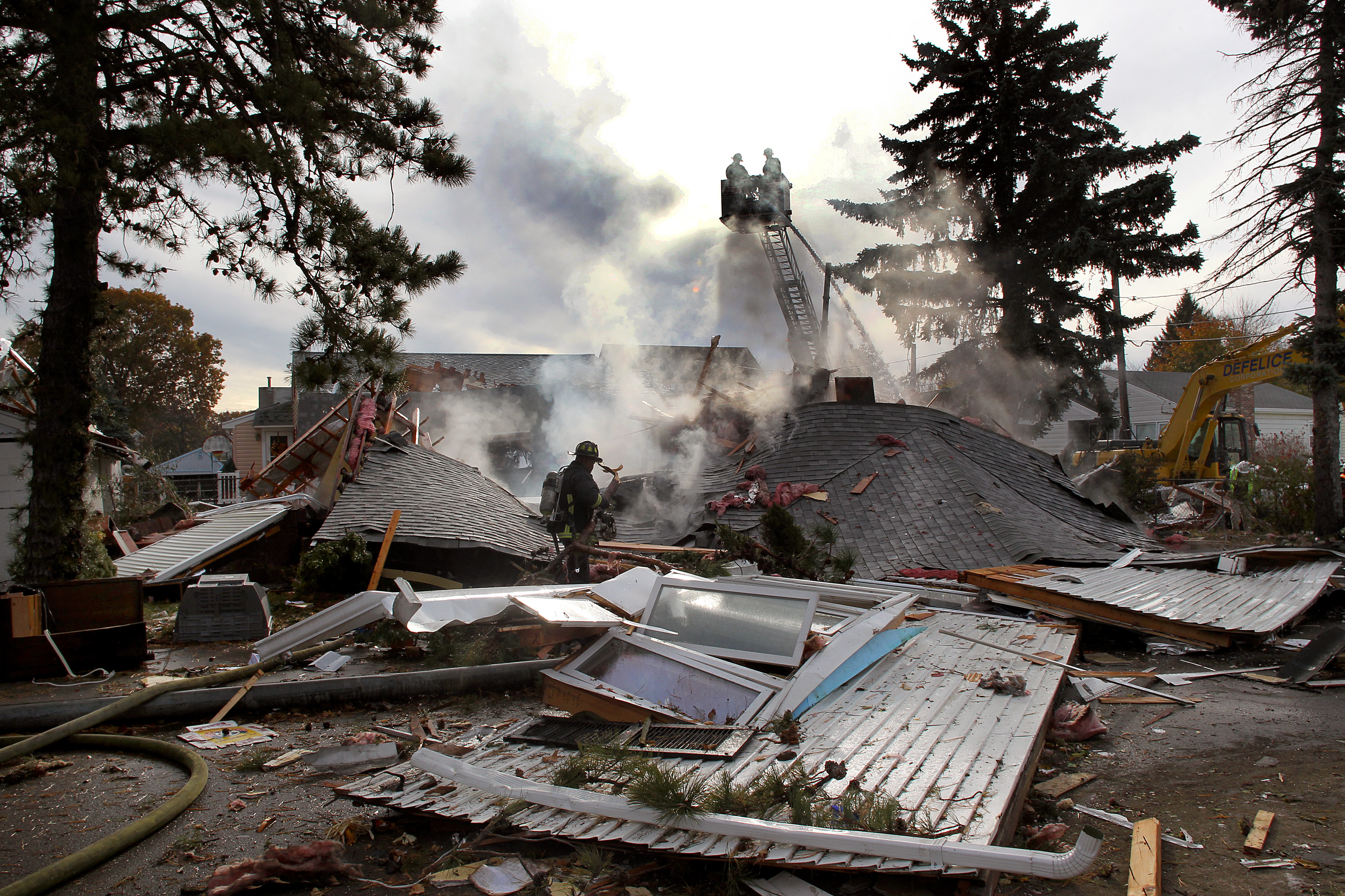 The aftermath of the massive 2010 explosion in Hyde Park.