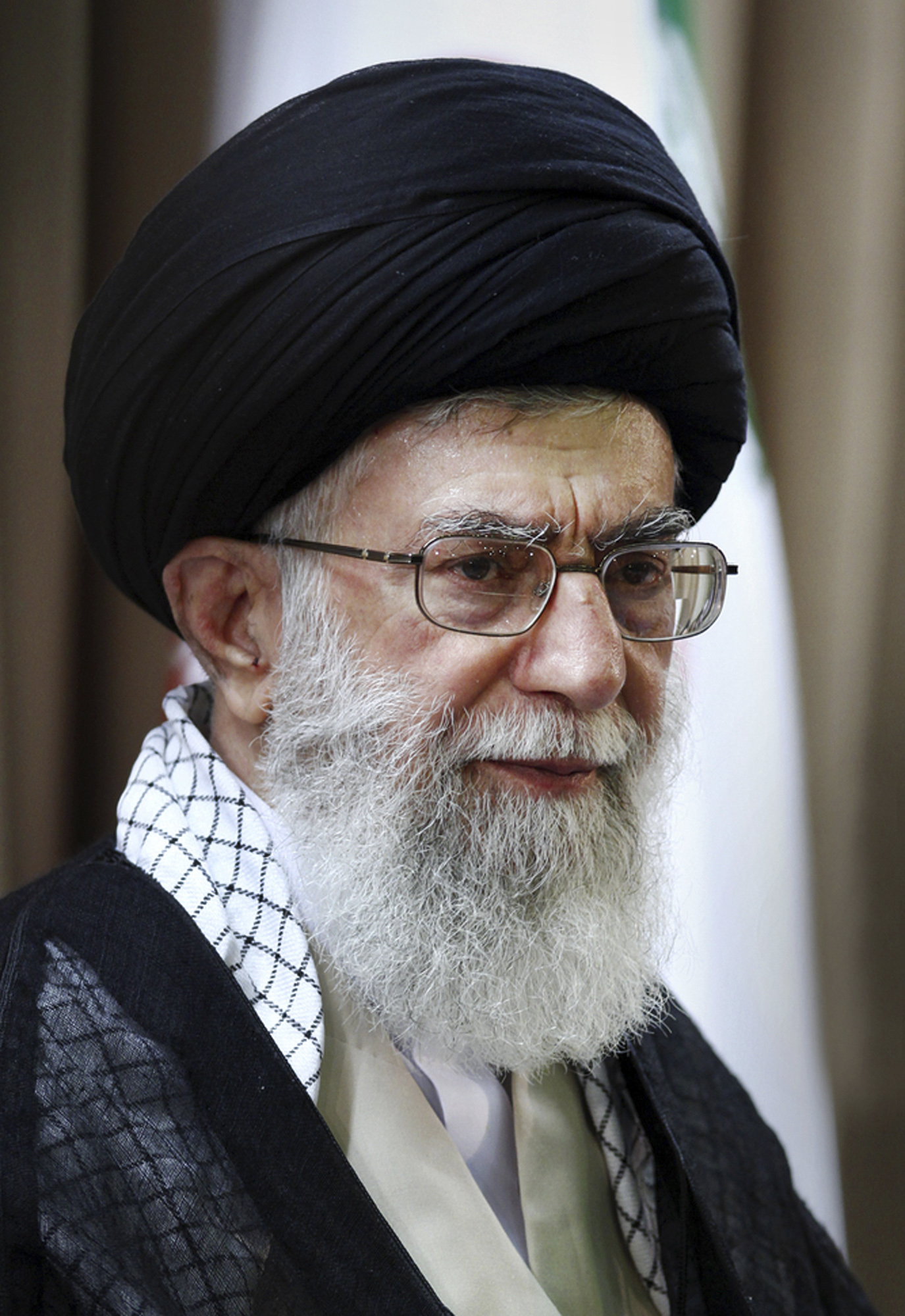 Iranian Supreme Leader Ayatollah Ali Khamenei delivered a speech in July.