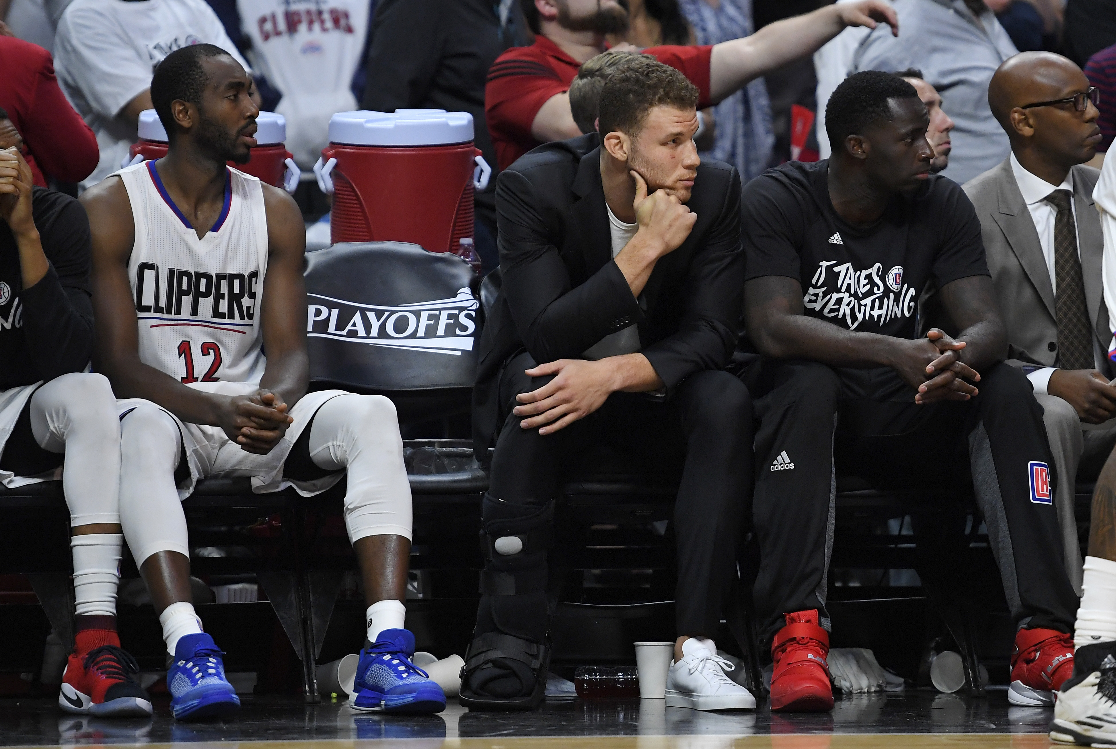 Brandon Bass (right) appeared in just 52 games for the Clippers last season.