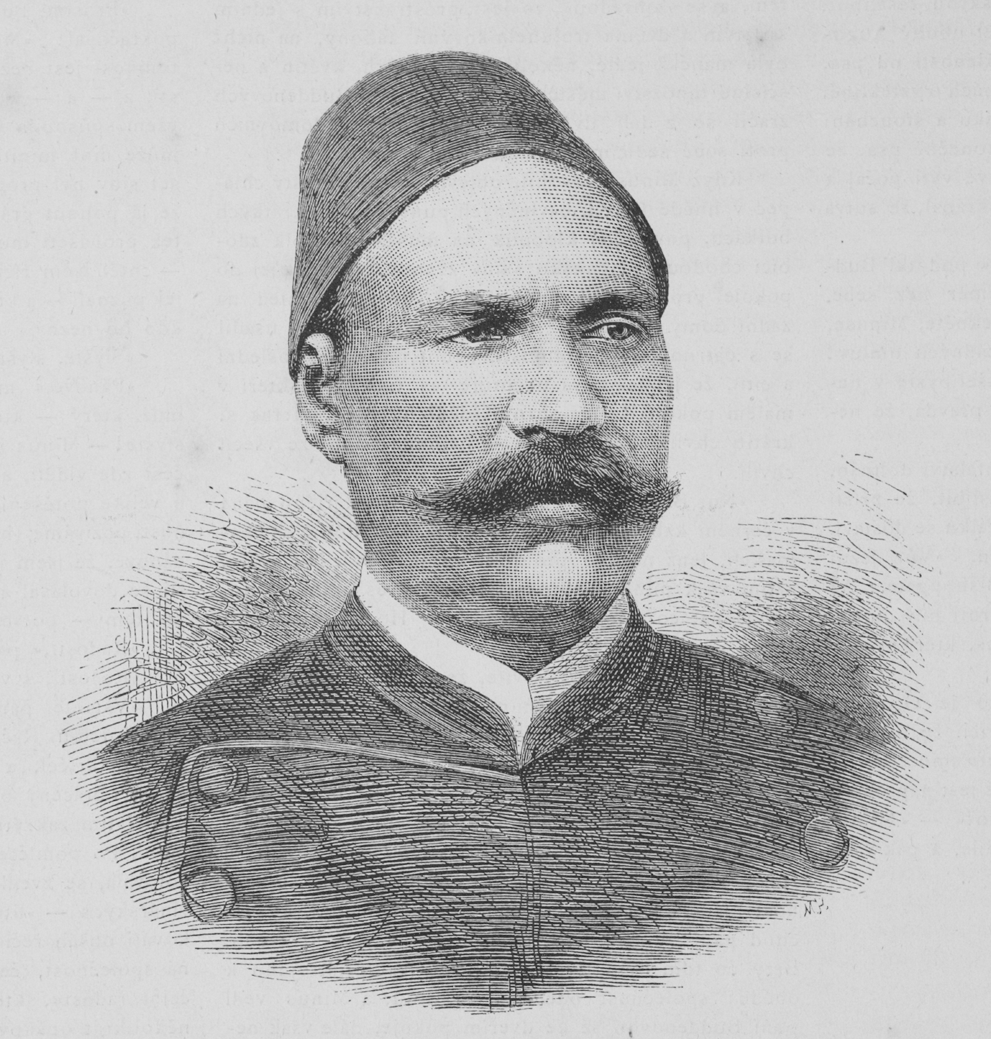 Egyptian Ahmed Urabi led a revolt against the Ottoman ruler in 1882.