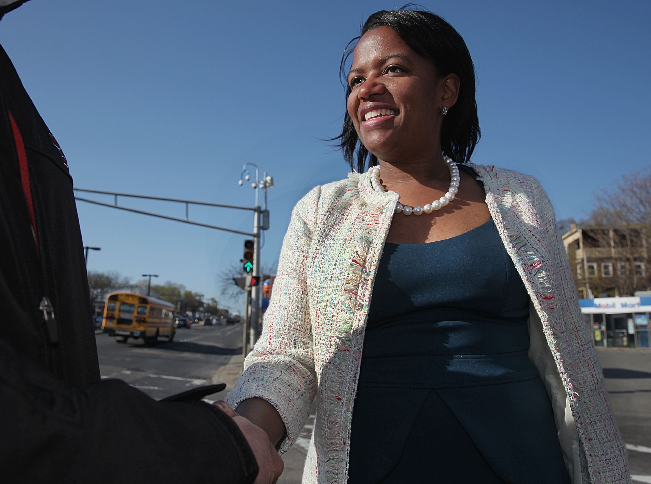 Sate senator Linda Dorcena Forry, who is of Haitian descent, suggested rethinking use of Dominican contractors working with US relief organizations in Haiti.