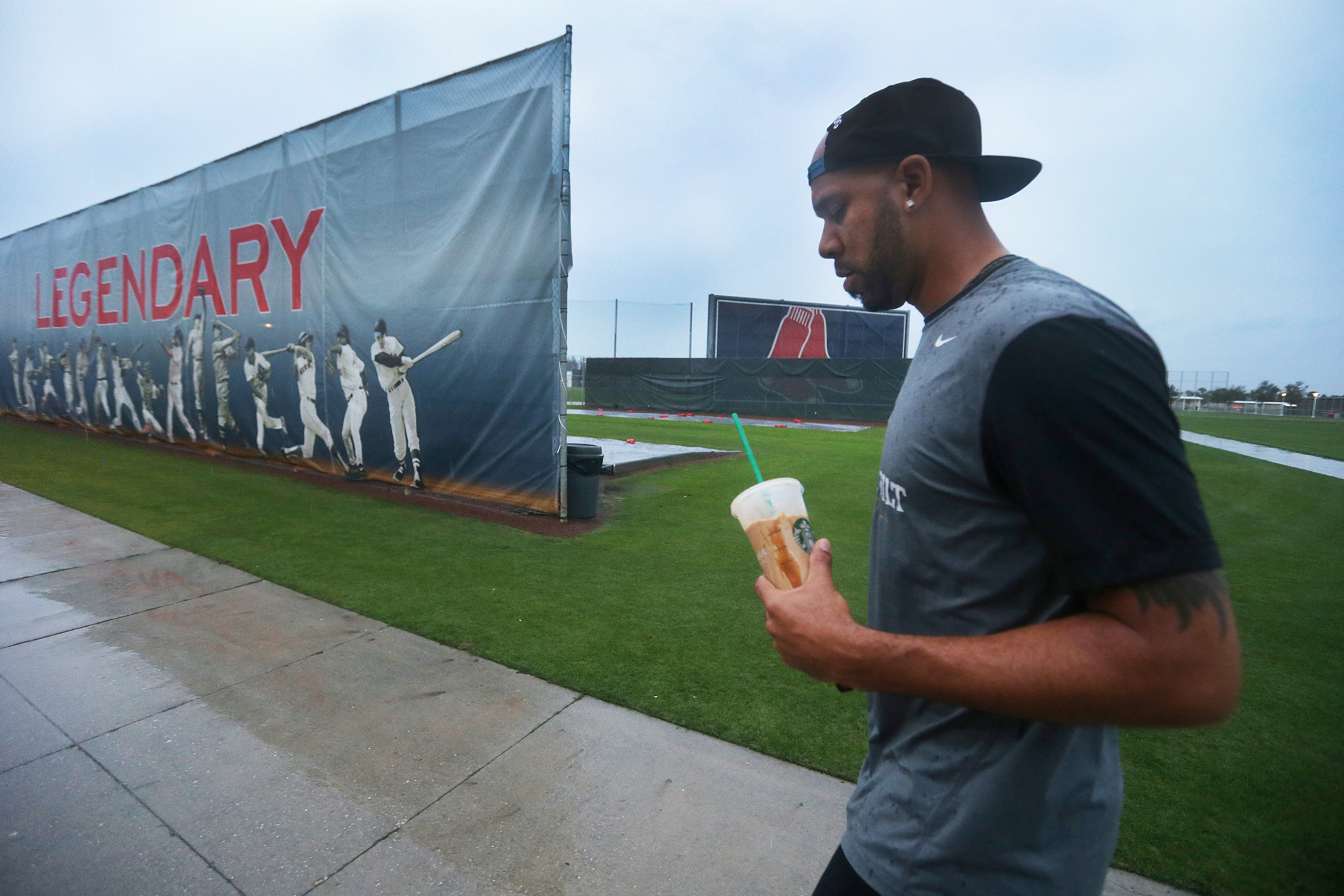 Arriving at JetBlue Park.
