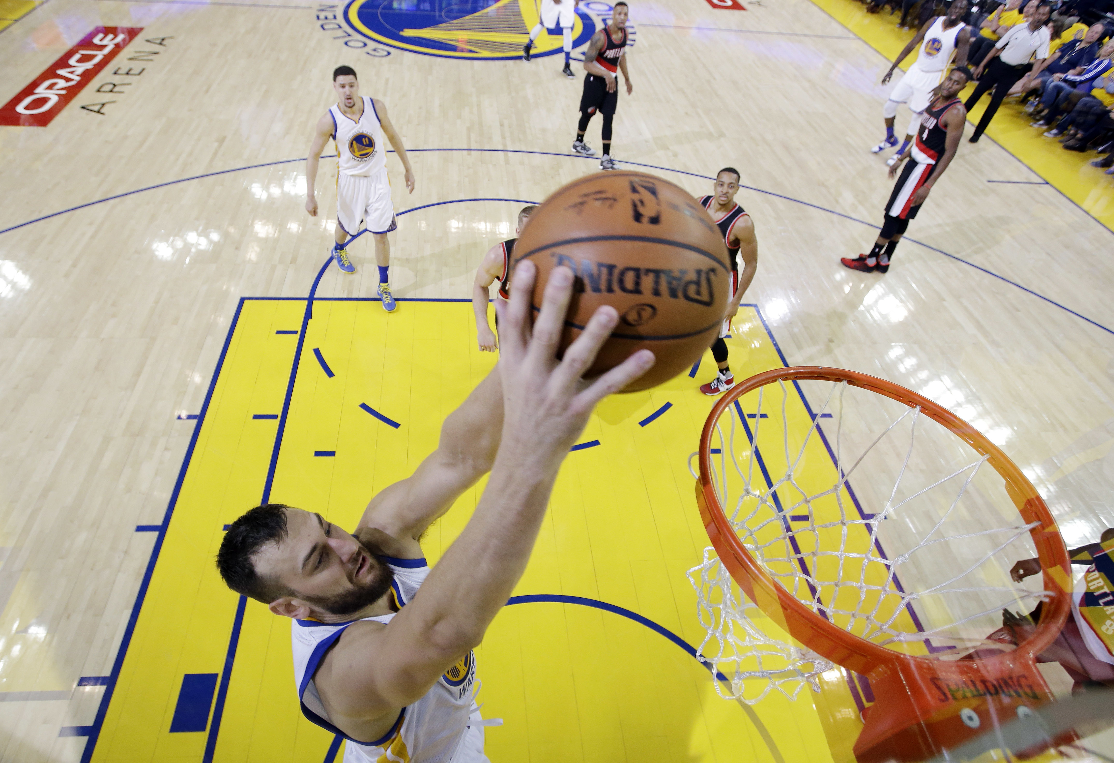 Andrew Bogut has averaged 5.4 points per game this season.