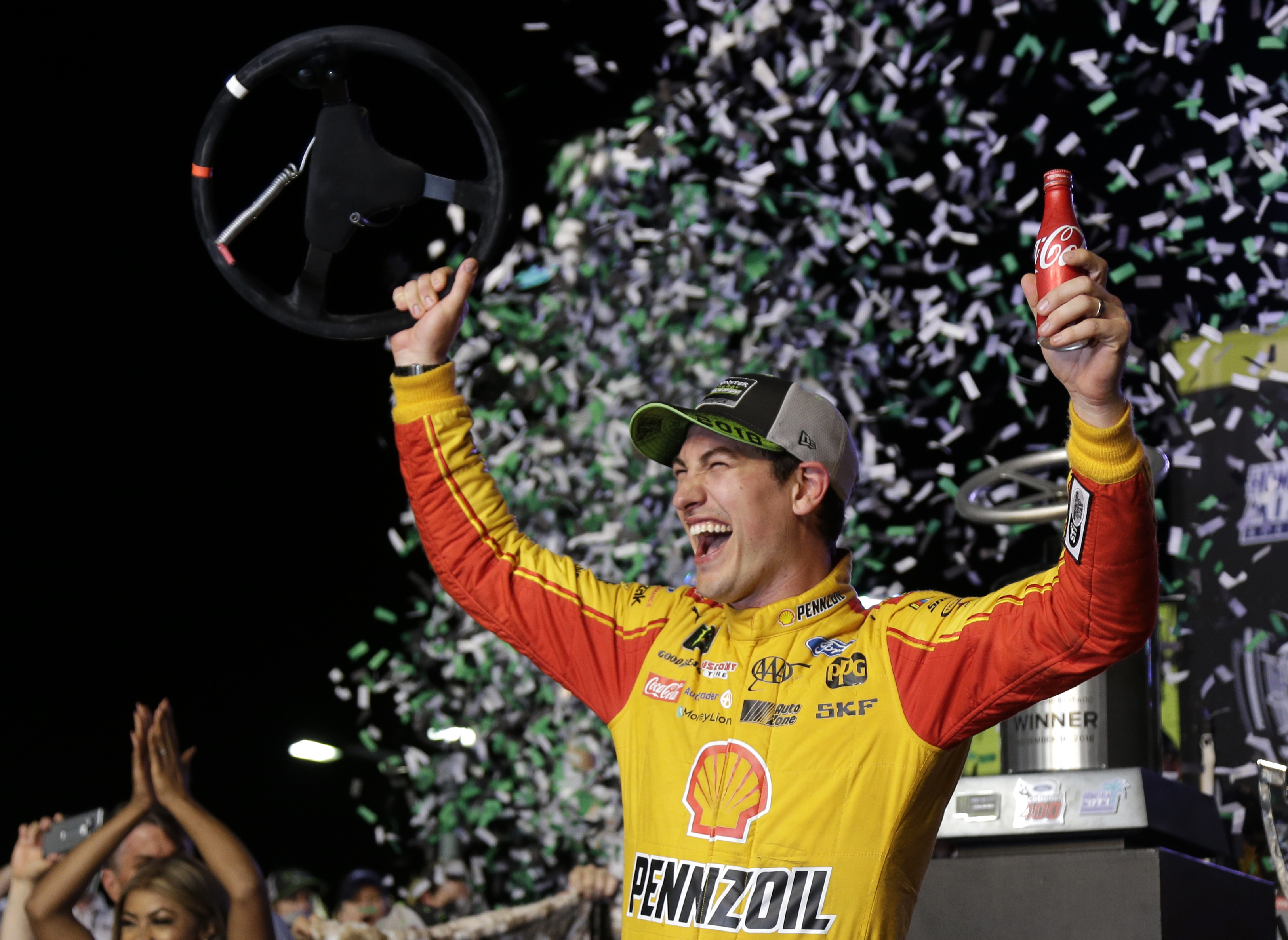 joey logano championship hat