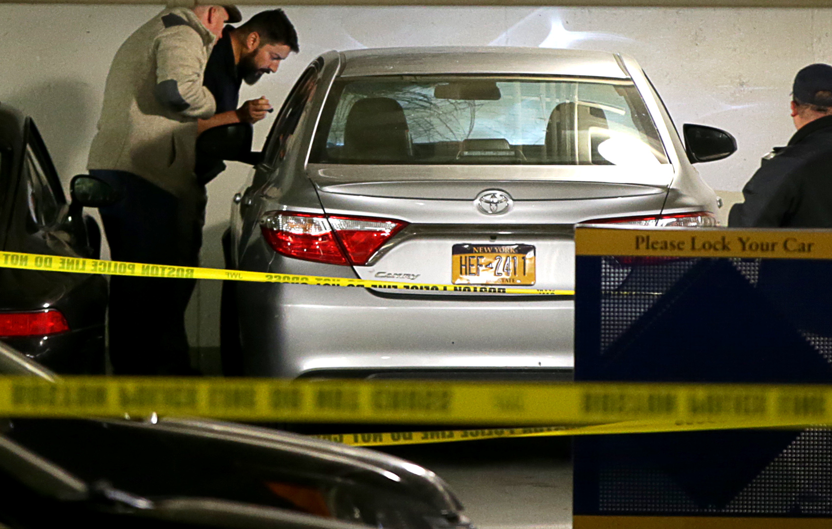 A car found in the Boston Common garage Tuesday may have been involved in the collision that killed bicyclist Rick Archer