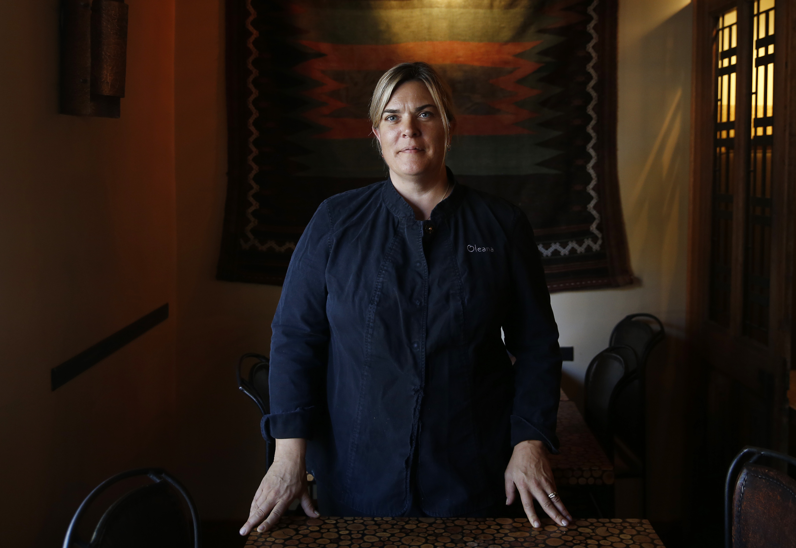 Chef-owner Ana Sortun at Oleana in Cambridge.