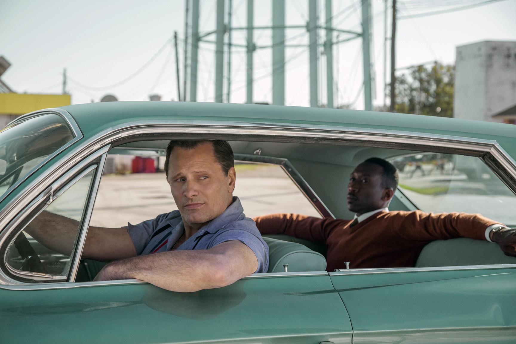 Viggo Mortensen, left, and Mahershala Ali in a scene from "Green Book."