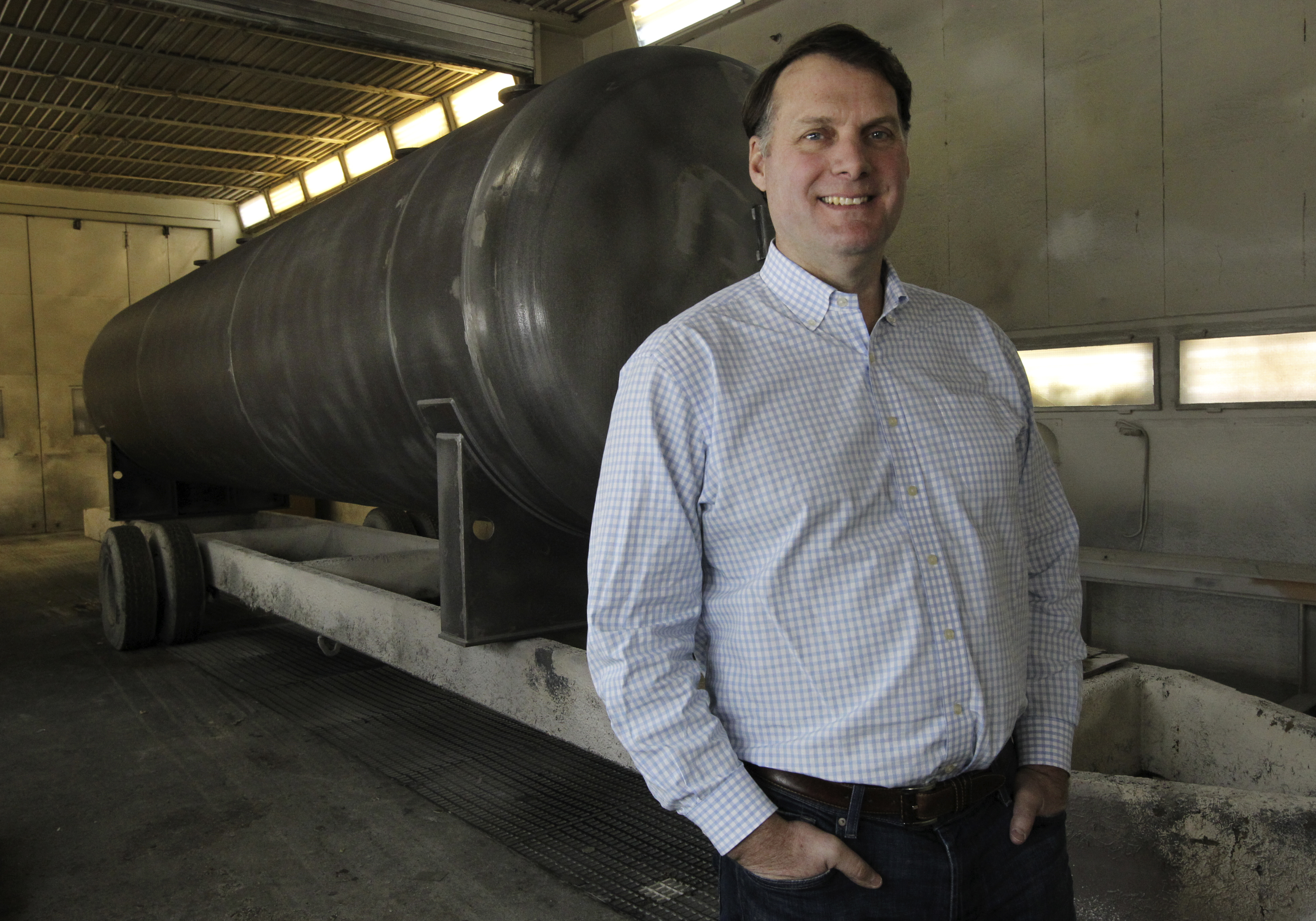 Carl Horstmann, chief executive of Mass Tank, hopes to win a contract with the Cape Wind project.