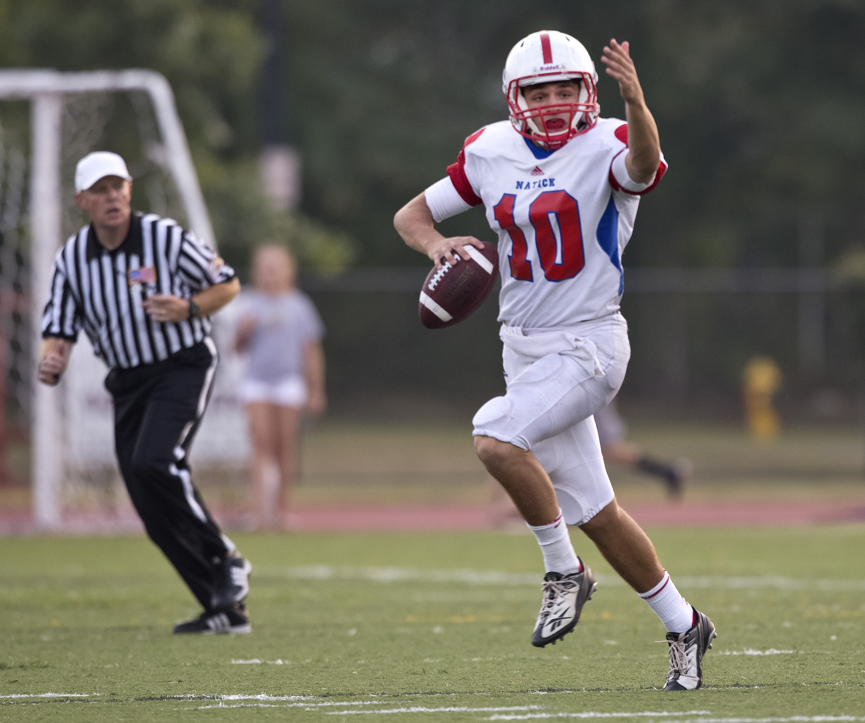 Former Natick quarterback Troy Flutie is second on the depth chart for Boston College after spring practice.