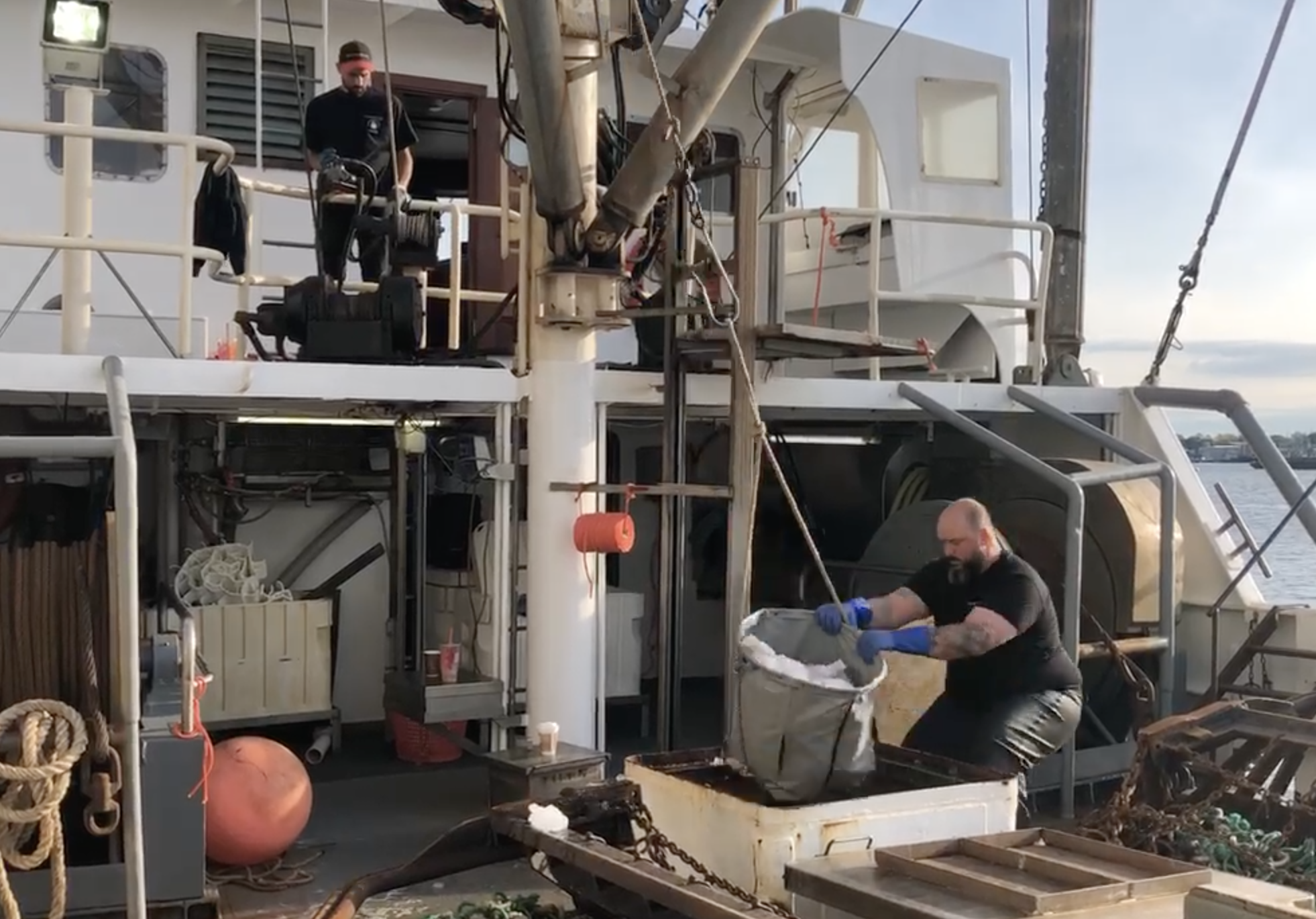 Seafood is tracked from the boat, with latitude and longitude data, vessel and crew information.