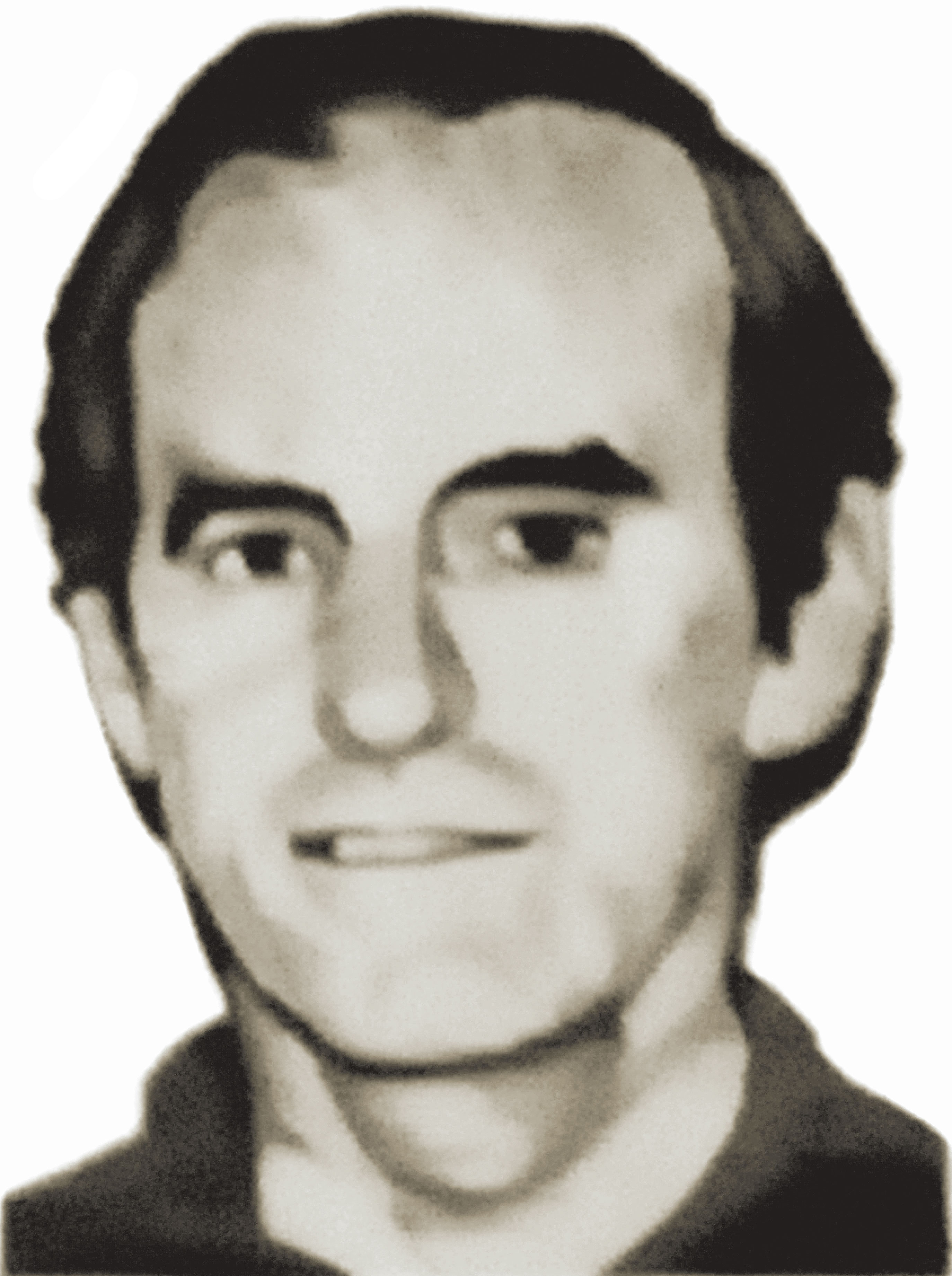 A portrait of Father Ignacio Ellacuria, who was among the six priests and two house-keepers killed by government forces in San Salvador in 1989.
