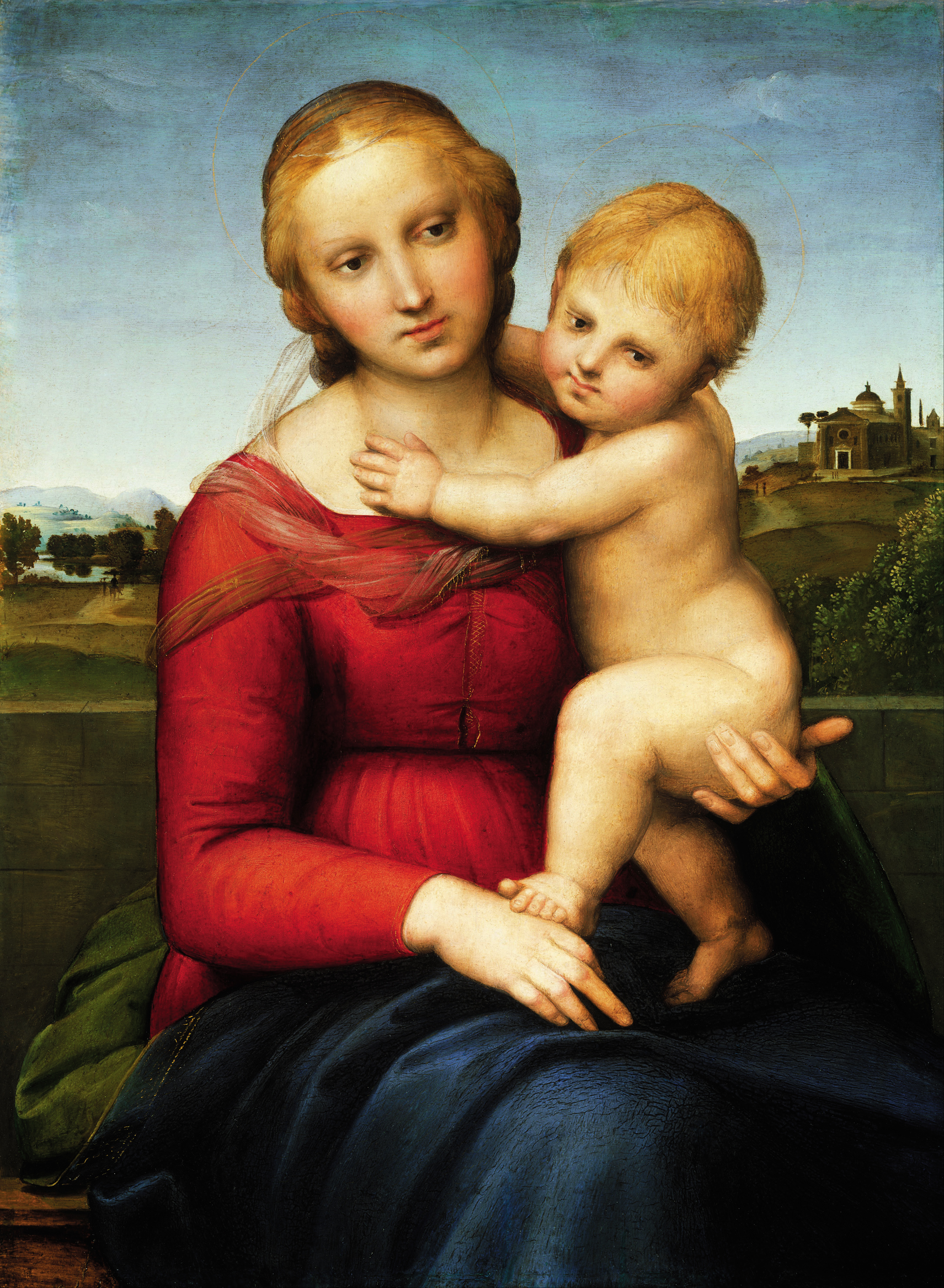 Raphael’s “The Small Cowper Madonna.”