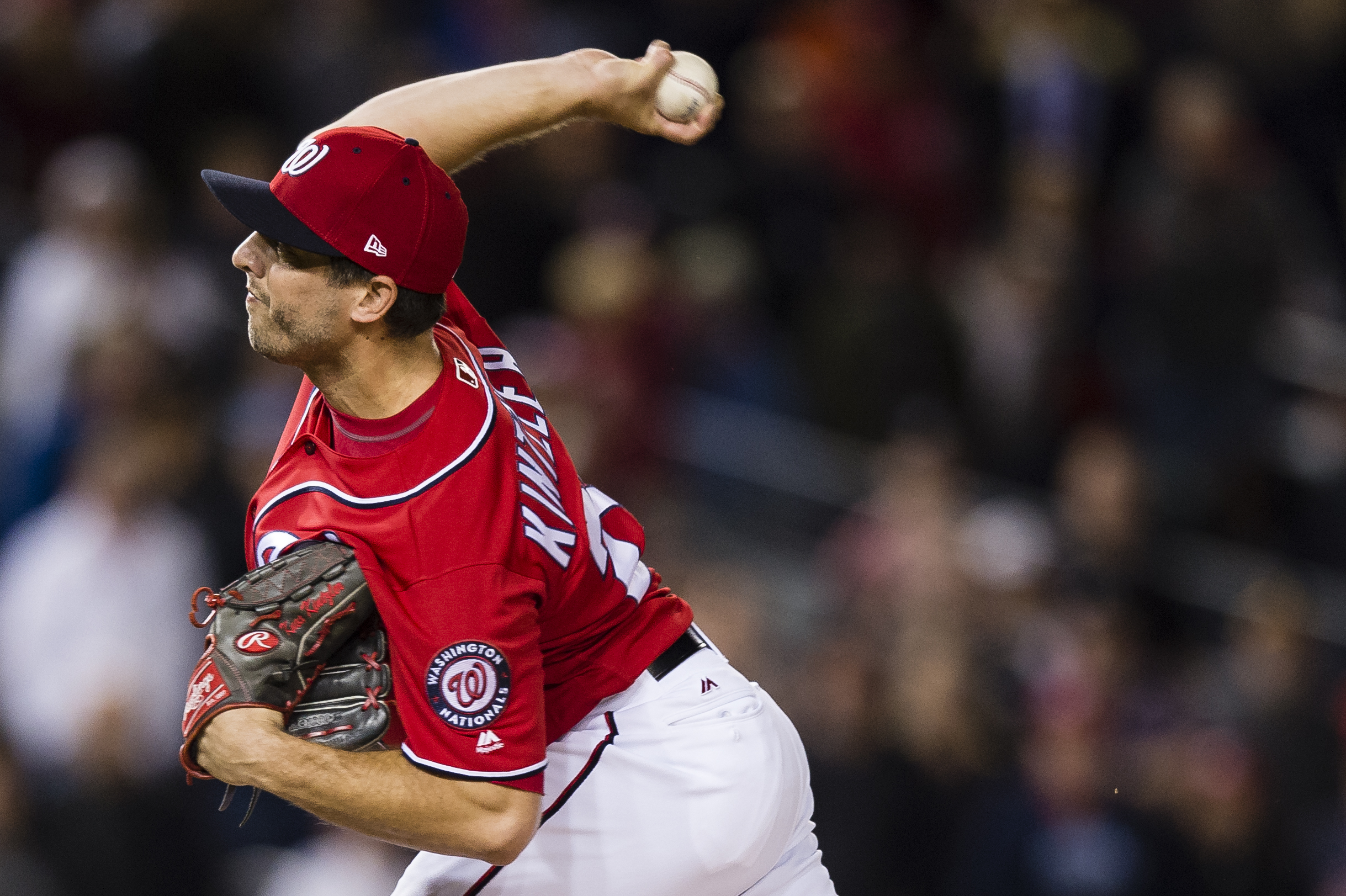 In three postsesaon appearances with Washington in 2017, Brandon Kintzler posted a 5.40 ERA over 3 1/1 innings.
