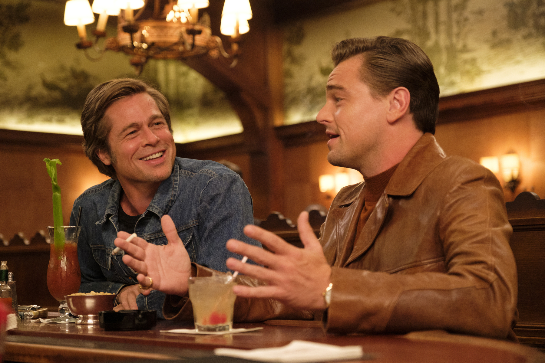 Brad Pitt and Leonardo DiCaprio in "Once Upon a Time ... in Hollywood."