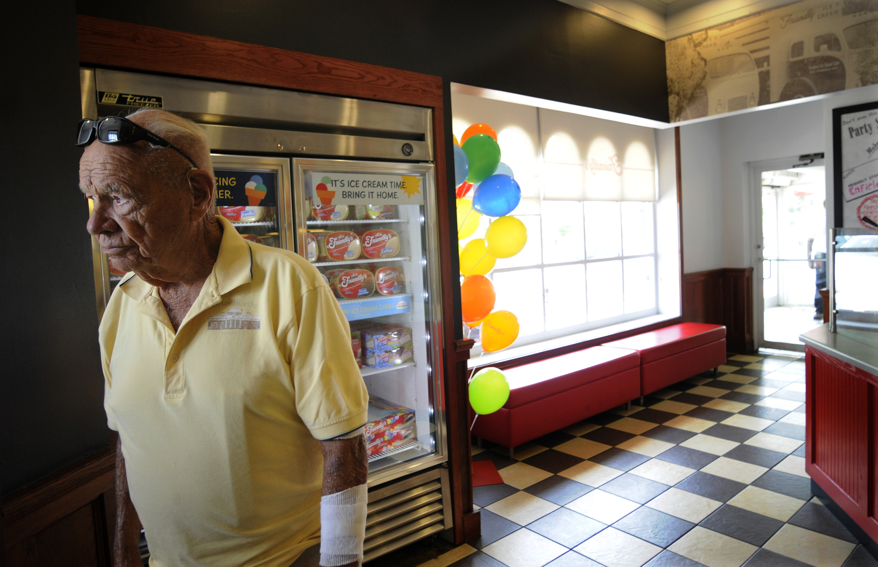 Prestley Blake at the Enfield, Conn. Friendly's.
