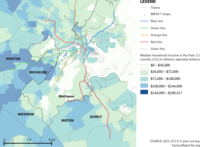 There are few speedy transportation options for Mattapan residents trying to get to other parts of the city.