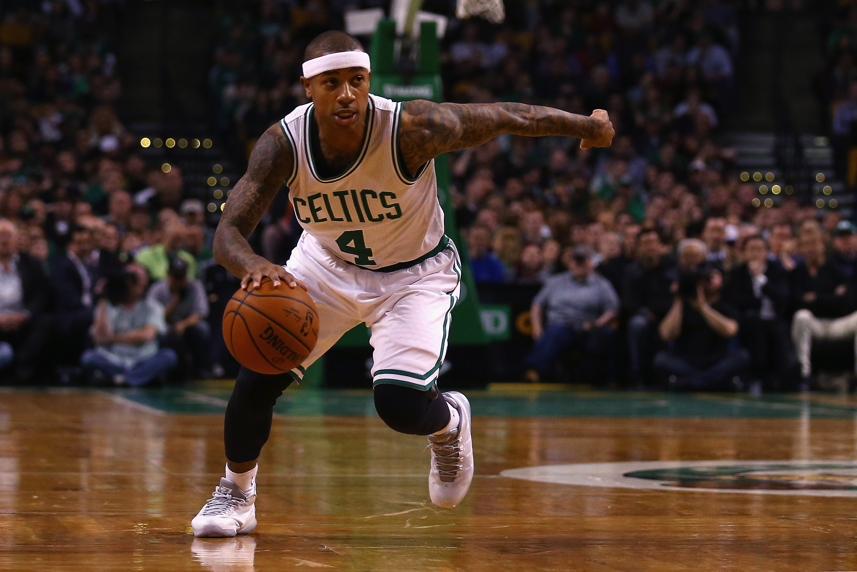 Isaiah Thomas has played in 21 games for the Celtics since being acquired in a trade with the Suns.
