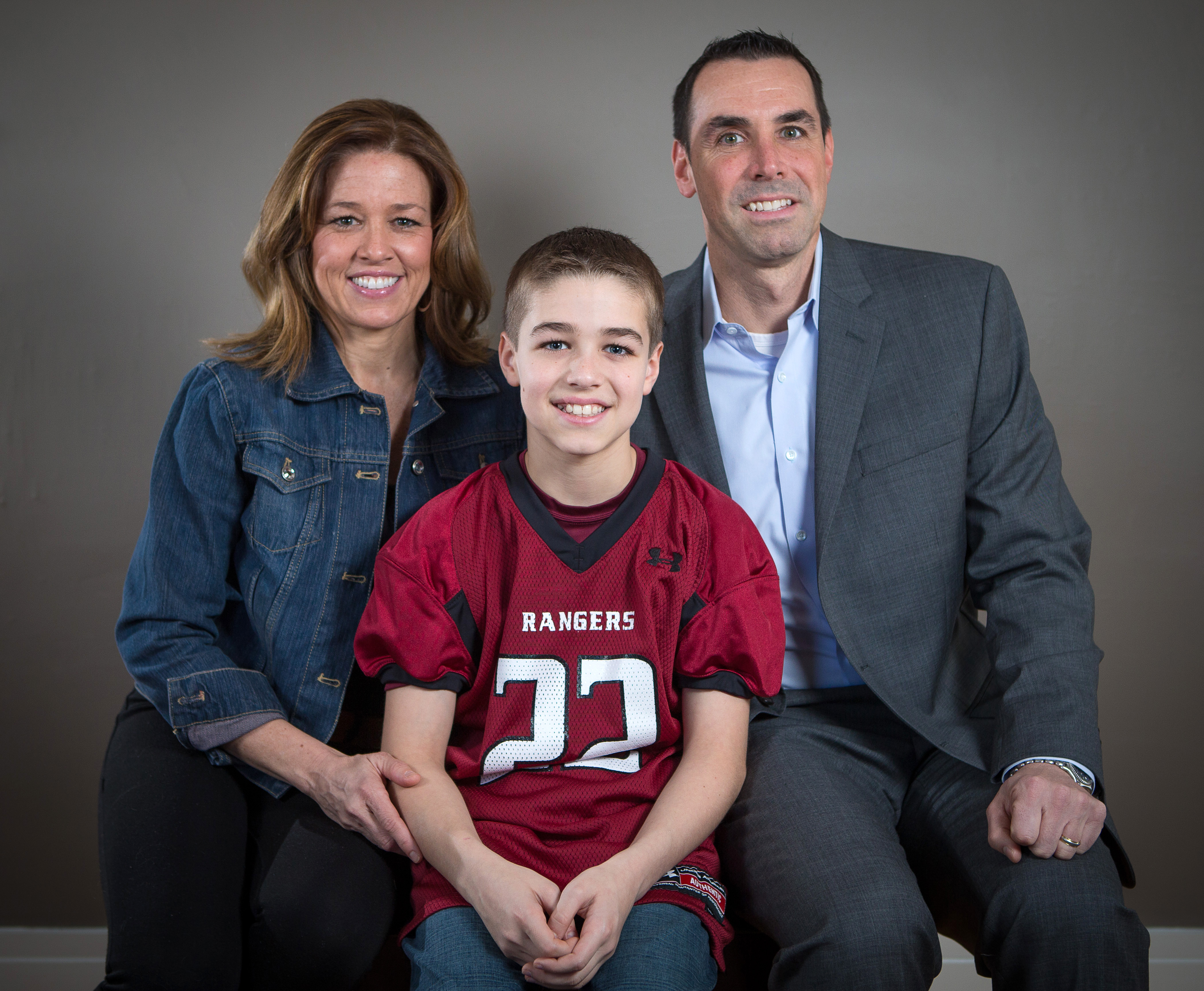 Luke Lentine, 12, has suffered two concussions (one in football, one in soccer). His doctors have told parents Cheryl and John that he can keep playing.