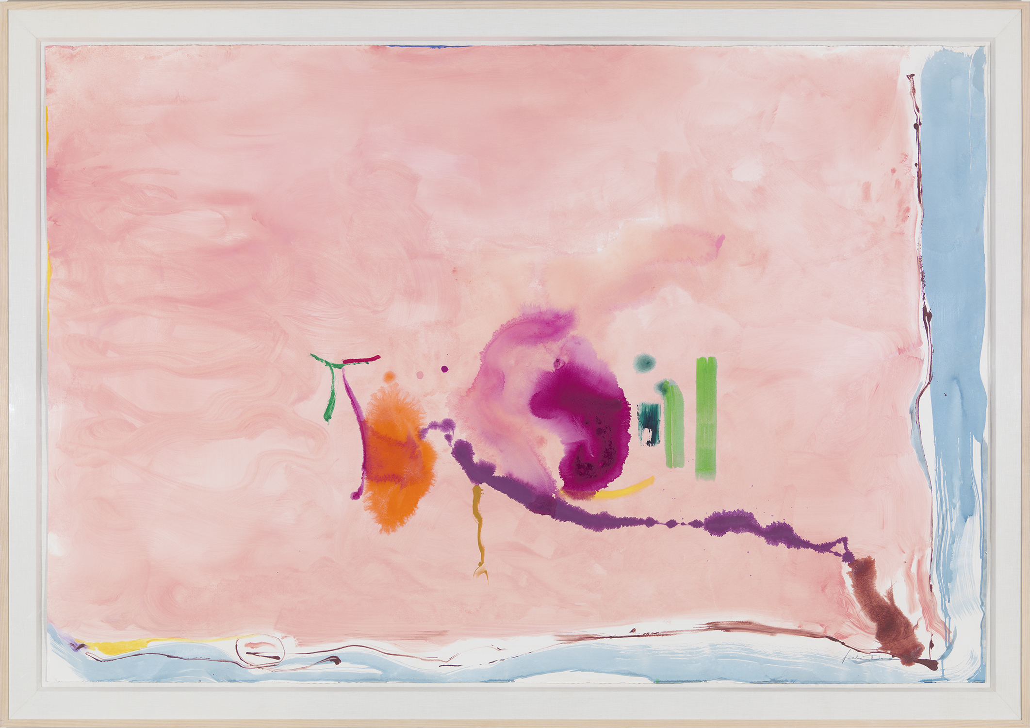Helen Frankenthaler’s “Flirt.”
