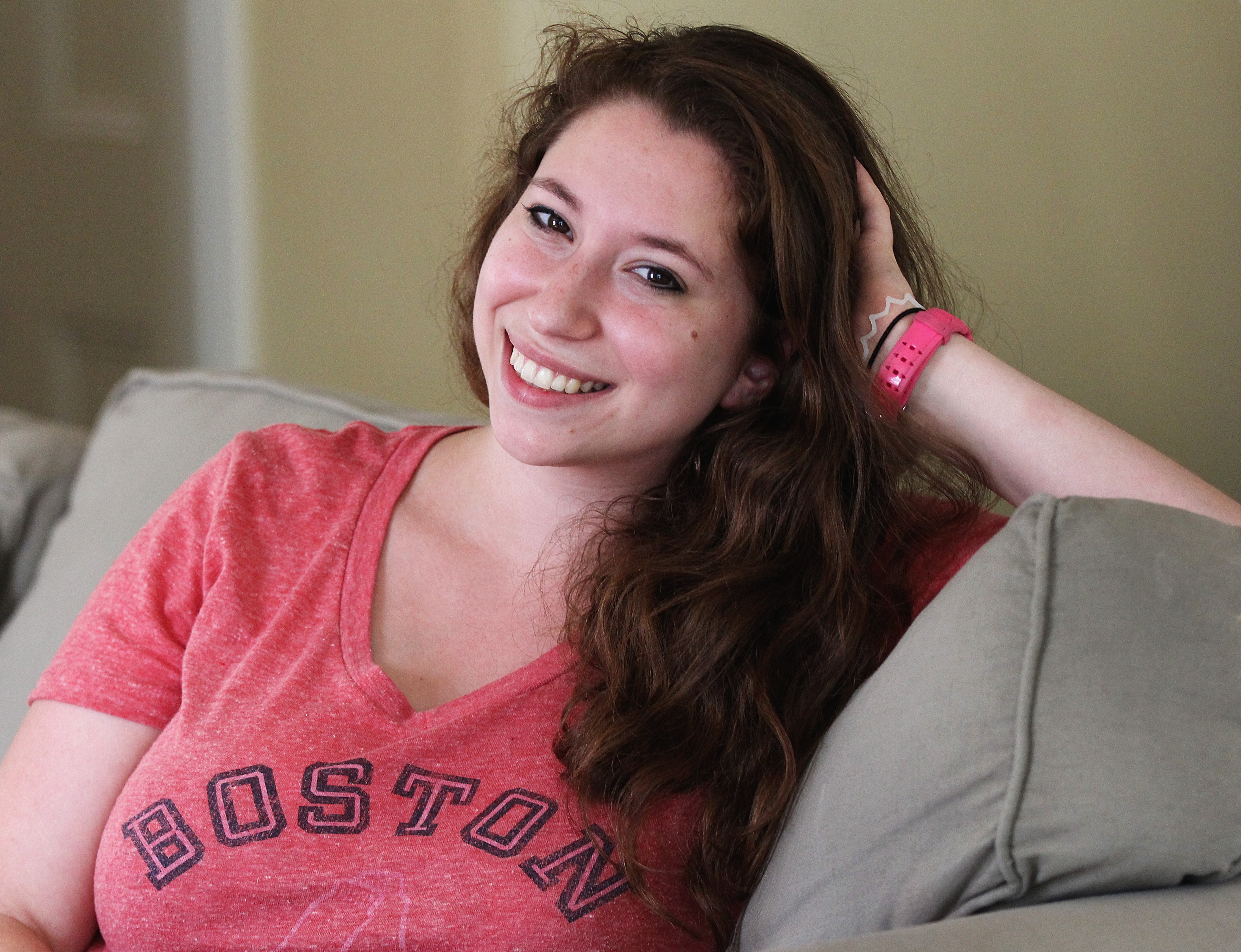 Hannah Leschinsky of Brookline fills gaps in child care when there are emergencies or the regular nanny is away.
