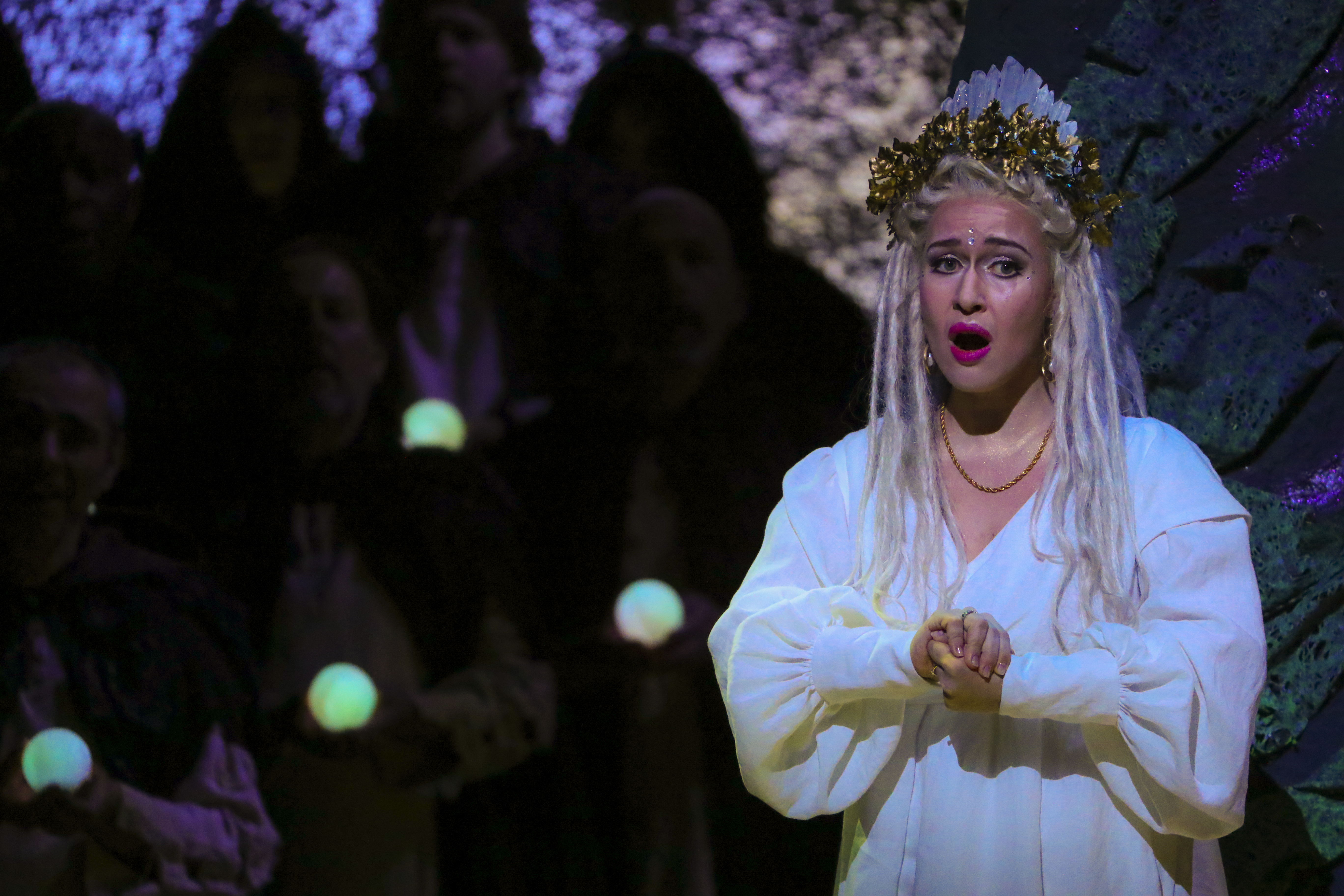 Soprano Elena Stikhina at a rehearsal last week for "Norma."