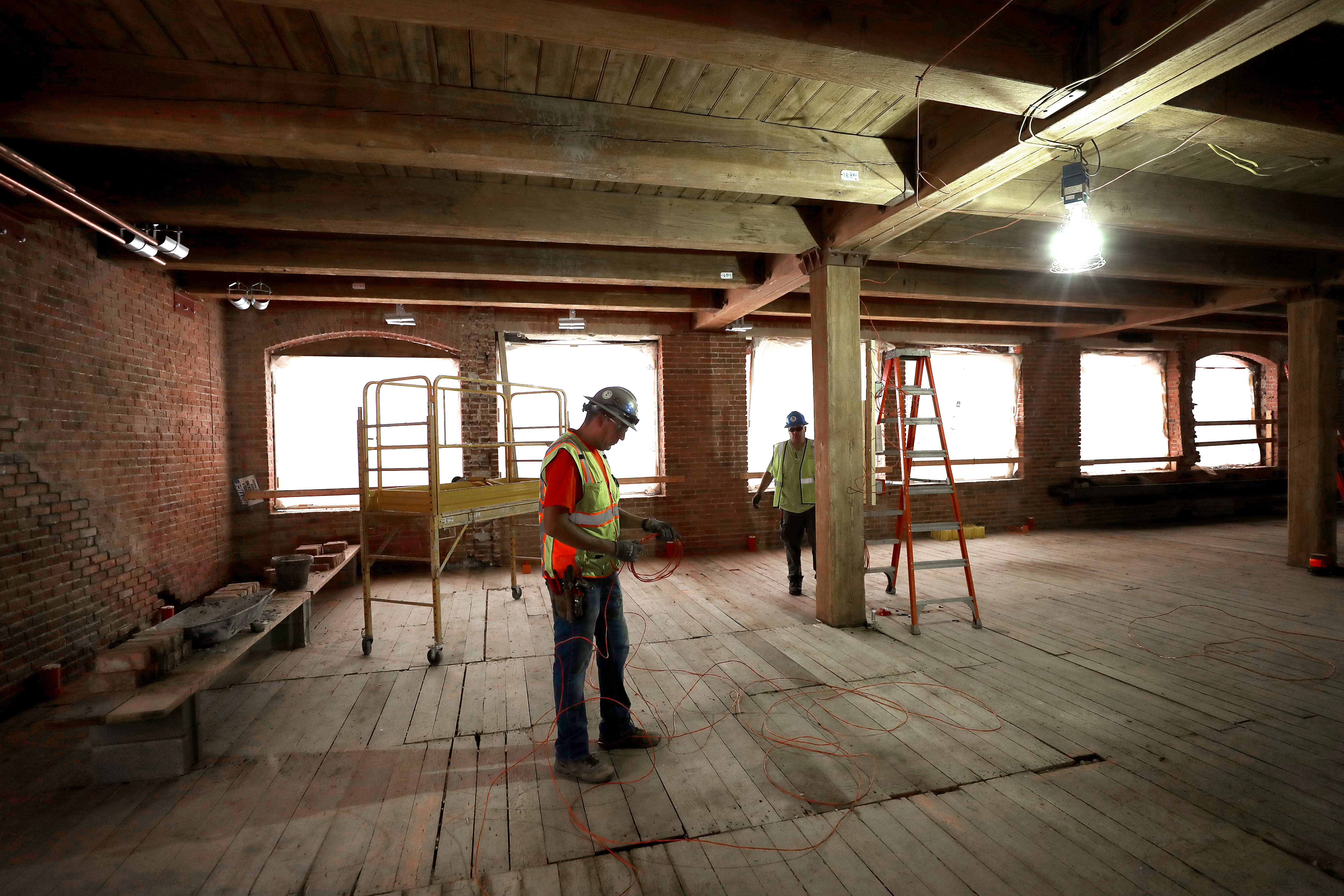 A look at the interior of the old New England Confectionary Co. factory on Necco Court.