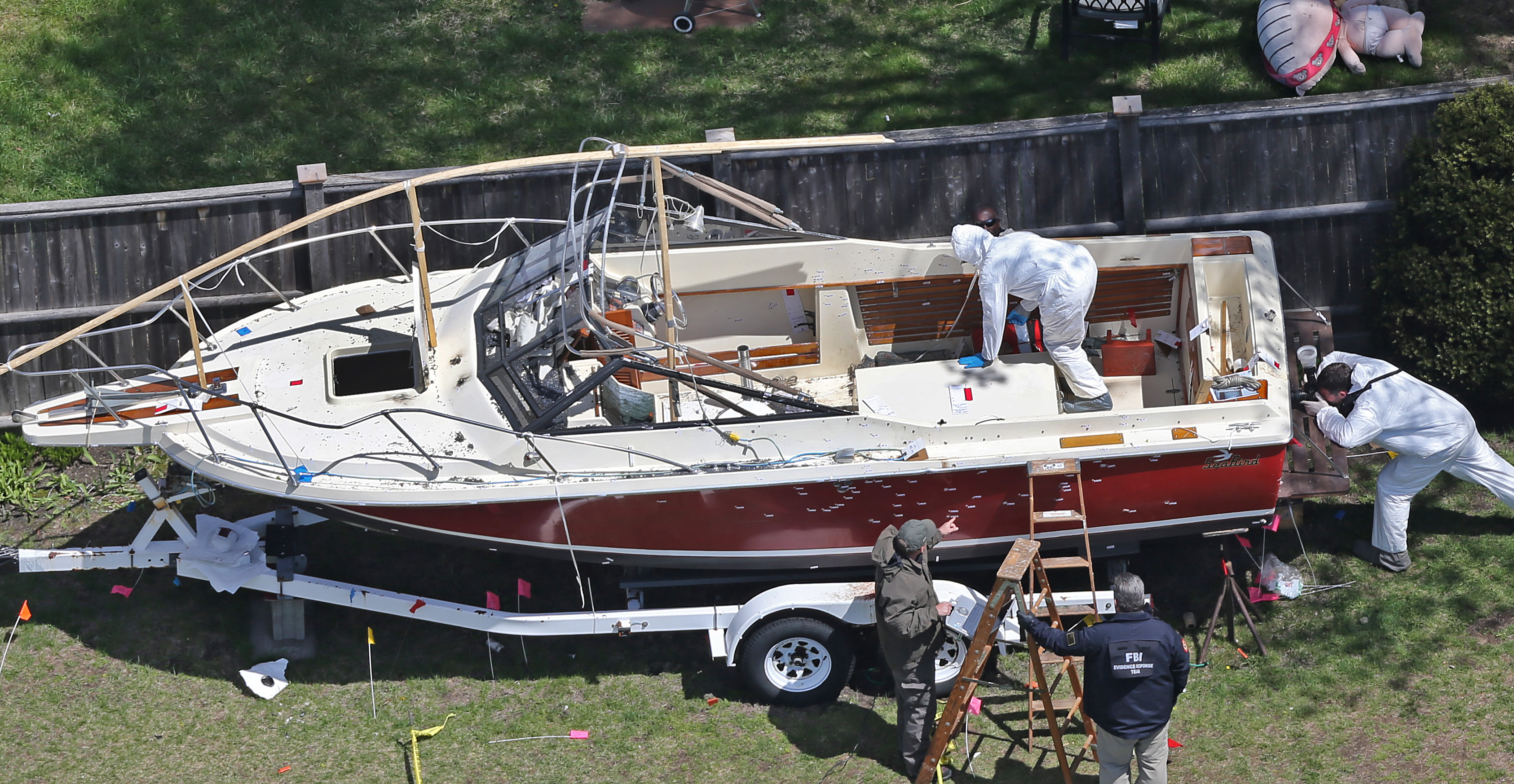 FBI investigators scoured Henneberry’s boat for clues after police had captured Dzhokhar Tsarnaev in Watertown.