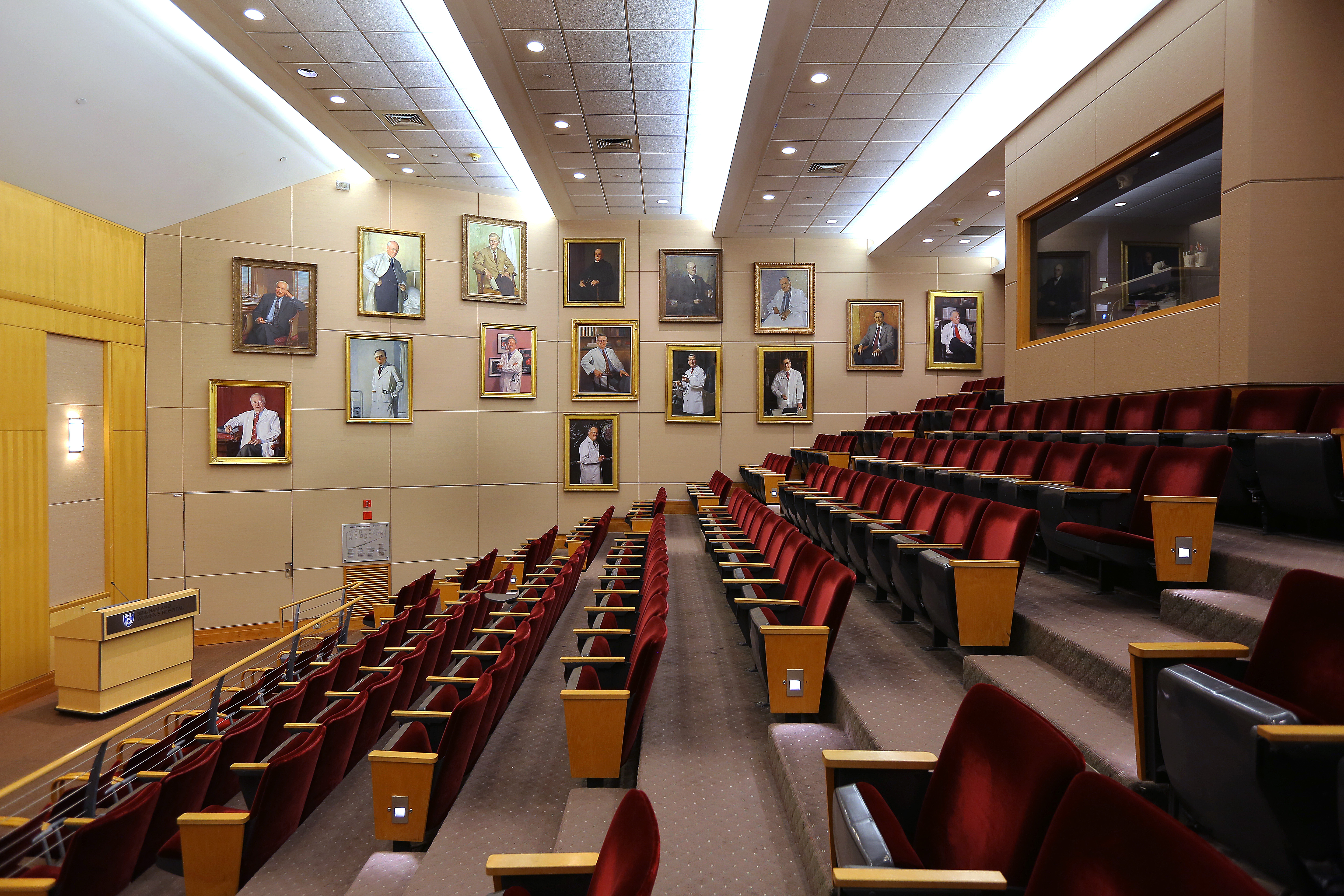The portraits are among the first impressions for interns and residents at Brigham and Women’s.