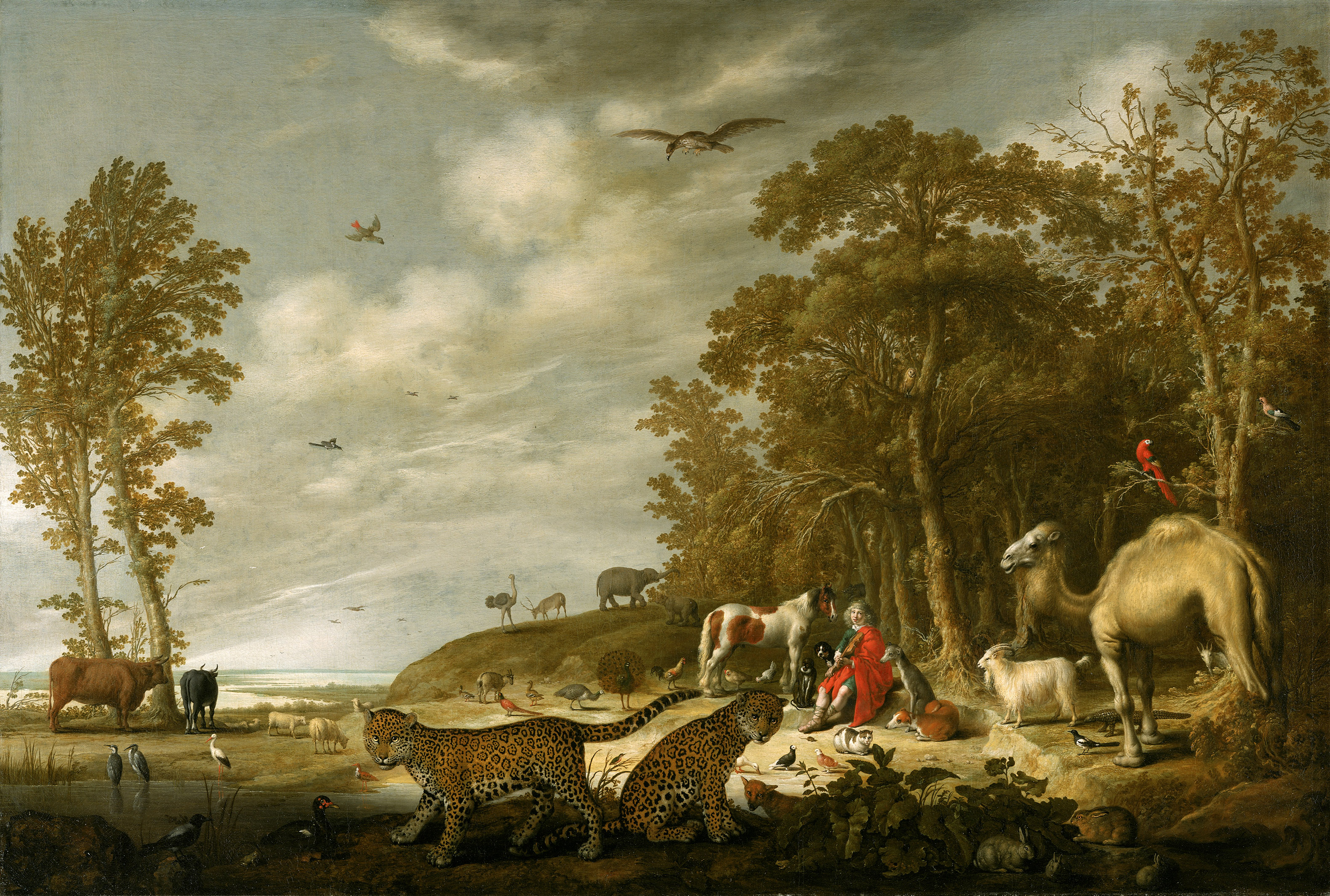 “Orpheus Charming the Animals” by Aelbert Cuyp, from the Rose-Marie and Eijk van Otterloo Collection.