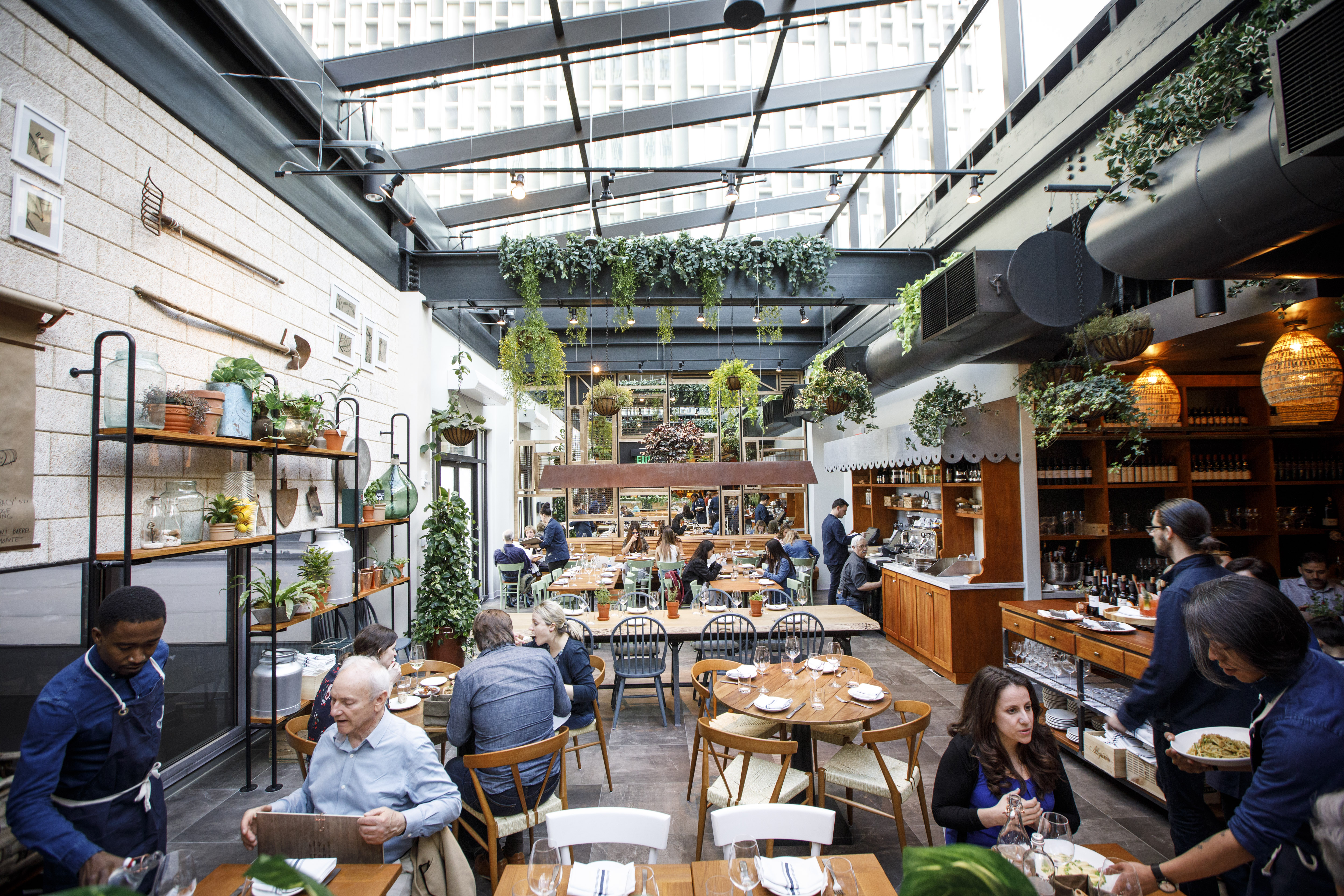 The restaurant Terra in Eataly, a business in which Mario Batali — who has been accused of sexual harassment — is involved.