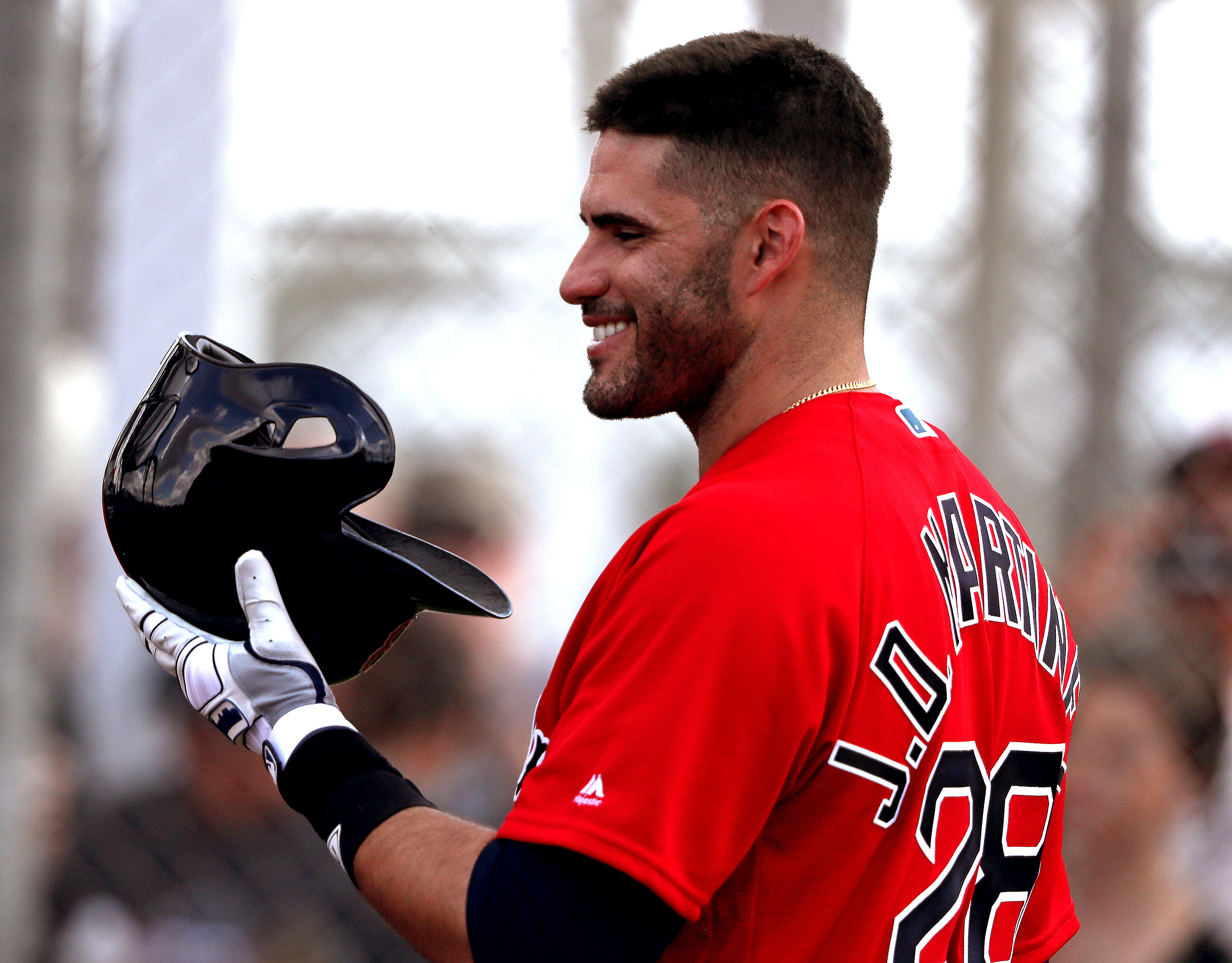 J.D. Martinez is entering his second year of a five-year deal with the Red Sox.
