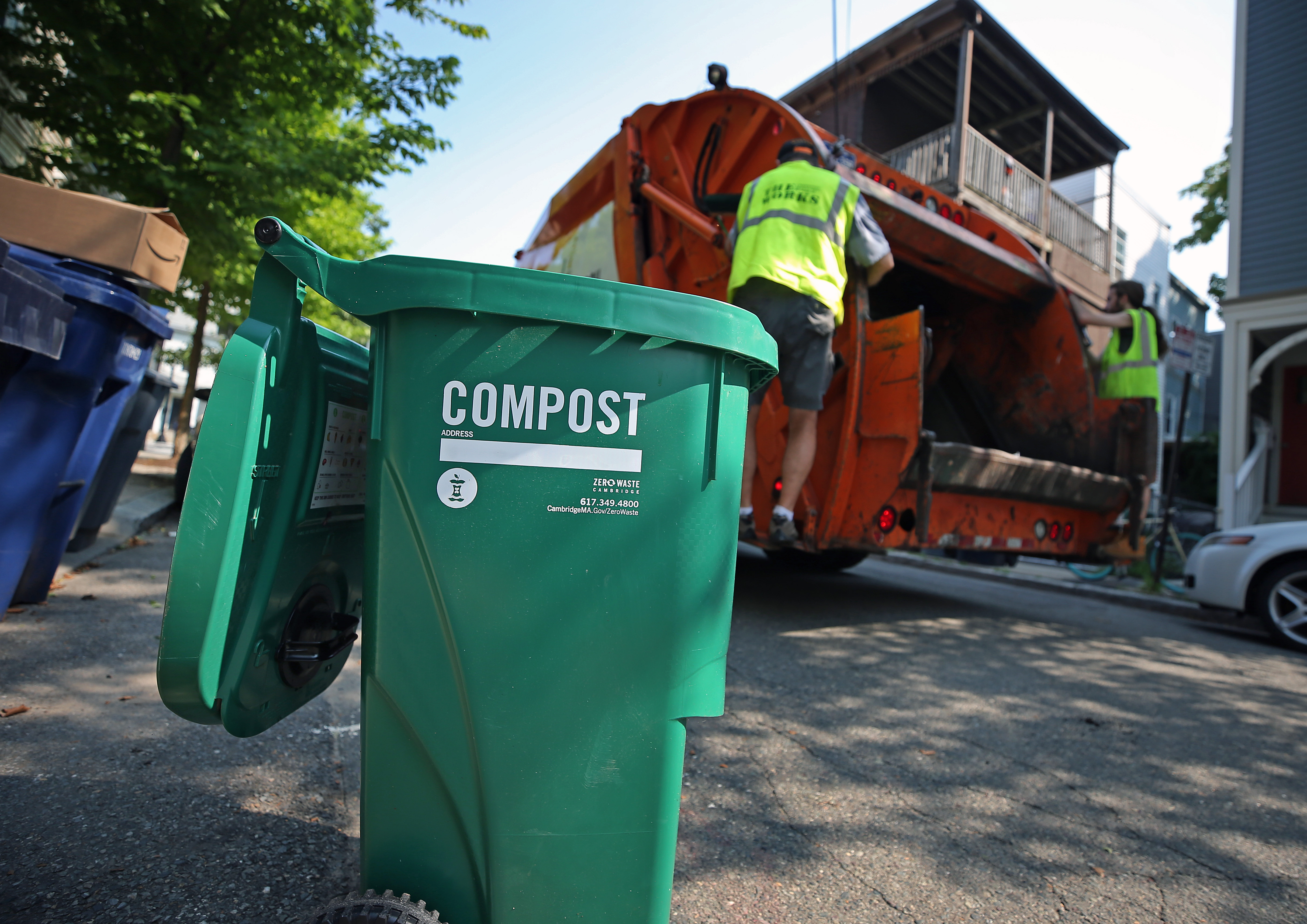 Cambridge is leading the way, becoming the first community in the state to enact universal composting, and has seen promising early results, cutting its trash levels by 10 percent.