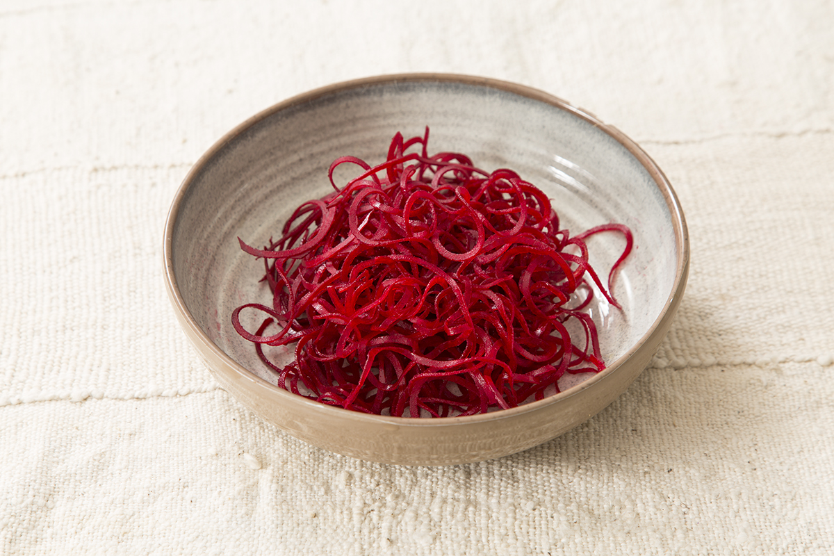 Several companies now sell spiralizers, including OXO Good Grips and the makers of the as-seen-on-TV Veggetti. But if you don’t want another kitchen gadget hanging around, some grocery chains, including Wegmans, now carry a rainbow of raw vegetable noodle options in the produce department.