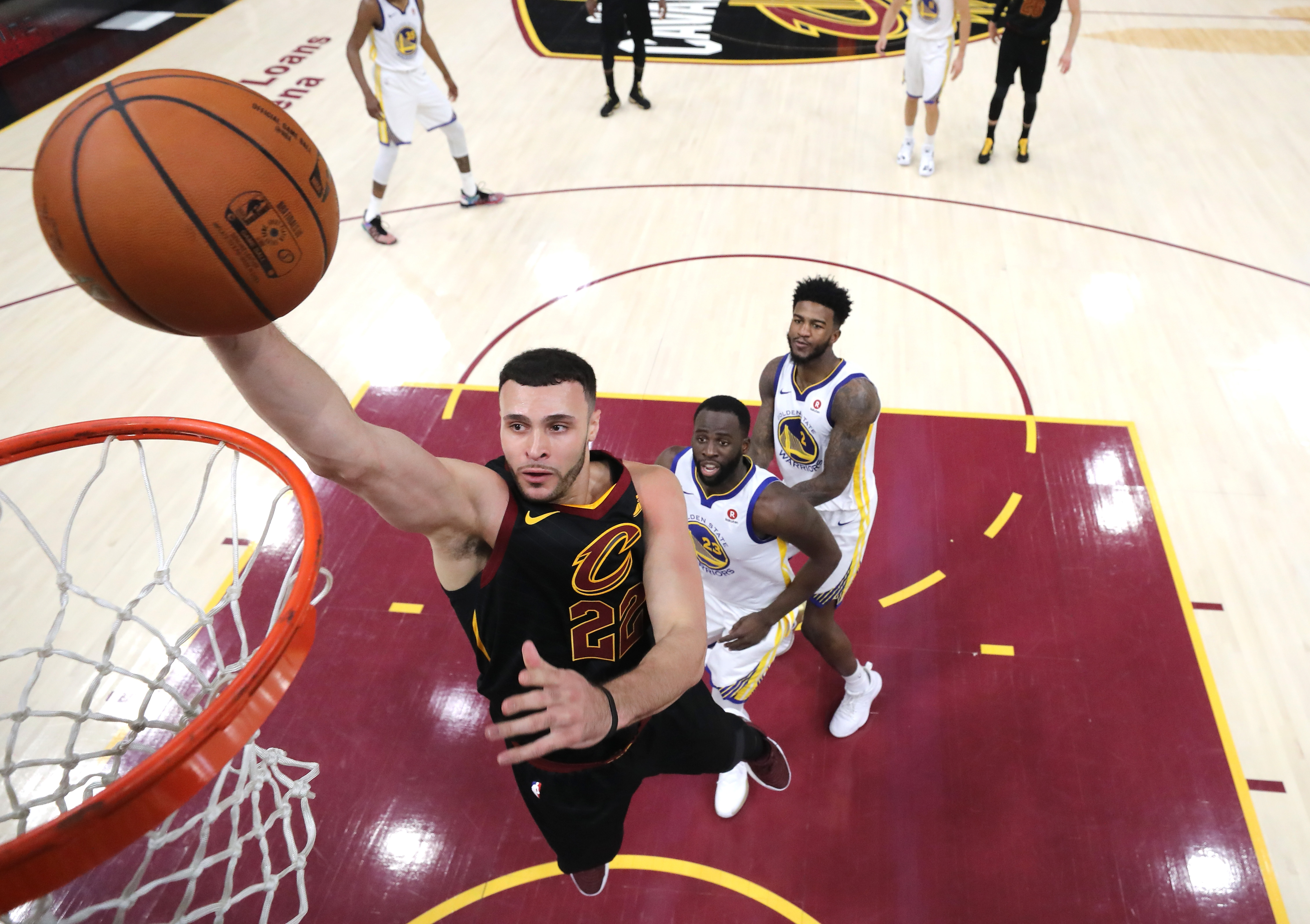 Larry Nance Jr. received valuable experience playing in last season’s NBA Finals.