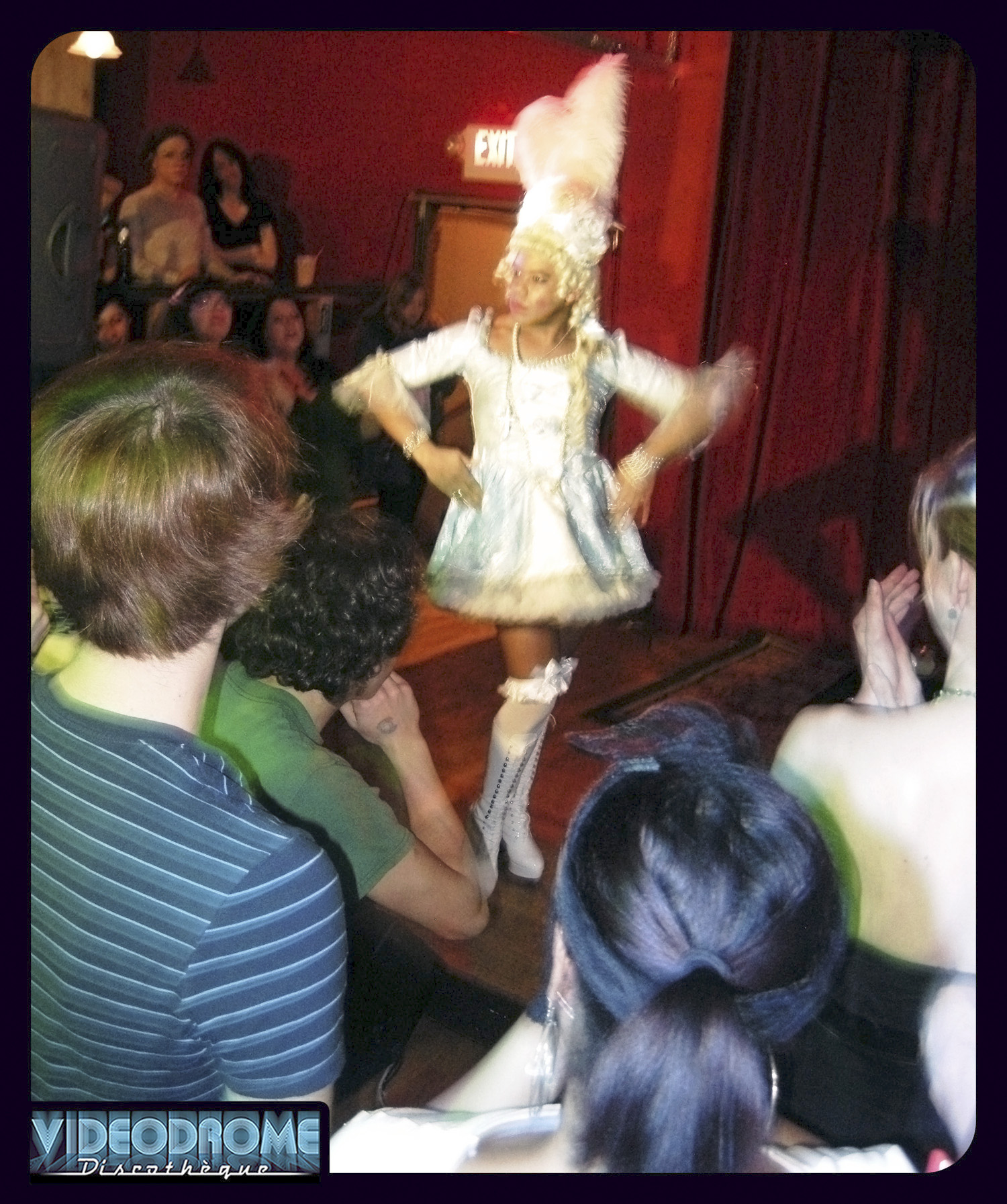 Edward Everette performing in drag.