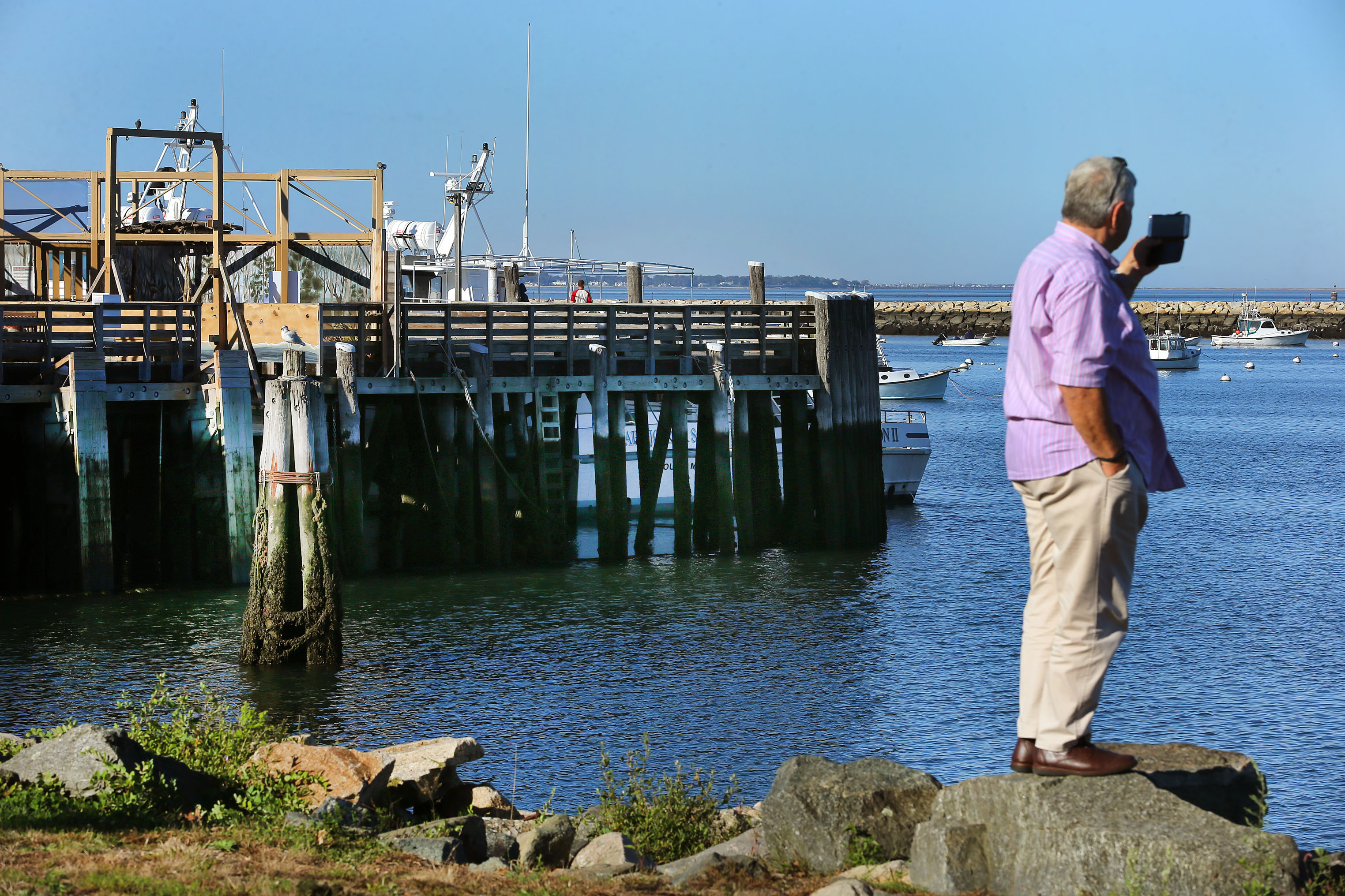 20 percent: The estimated revenue loss to businesses along and near Water Street when the Mayflower II is gone from its berth (above).
