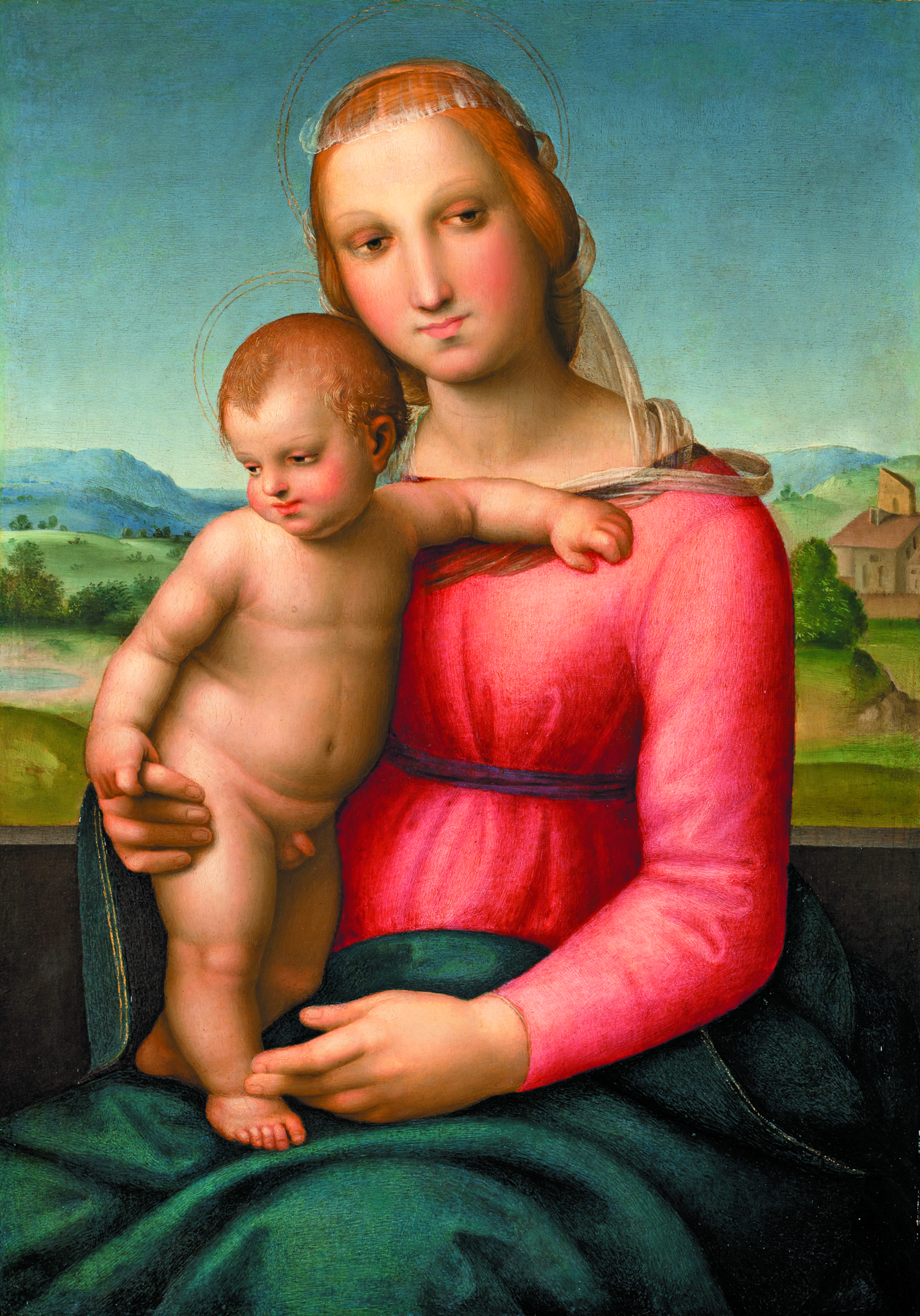 A Virgin and Child once believed to be by Raphael.