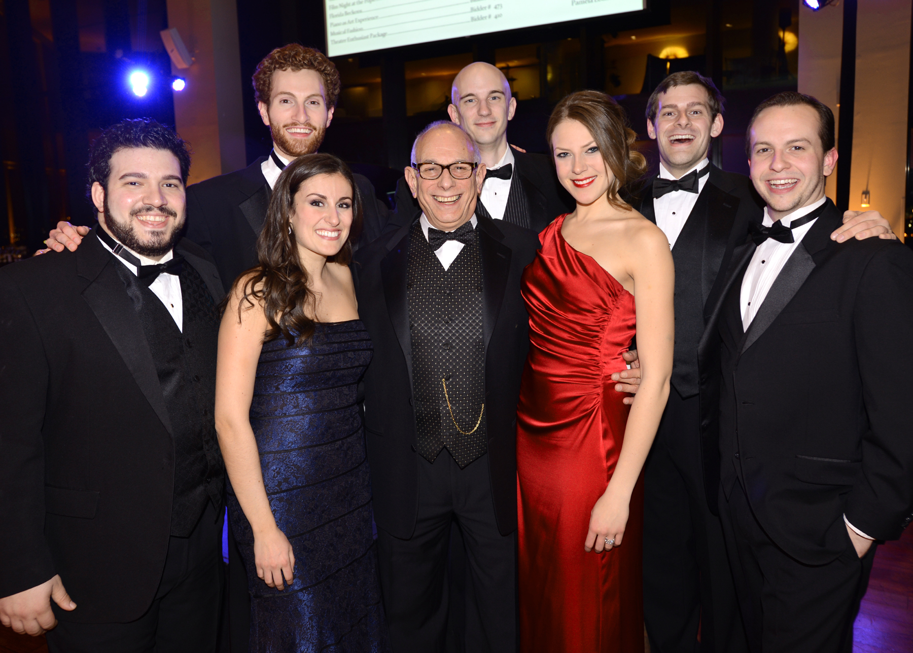 From left: Salvatore Atti, Zachary Ballard, Natalie Dewey, Richard Ortner, Ian Bowling, Magdaline Small, Thomas Middleton, Andrew Miller.
