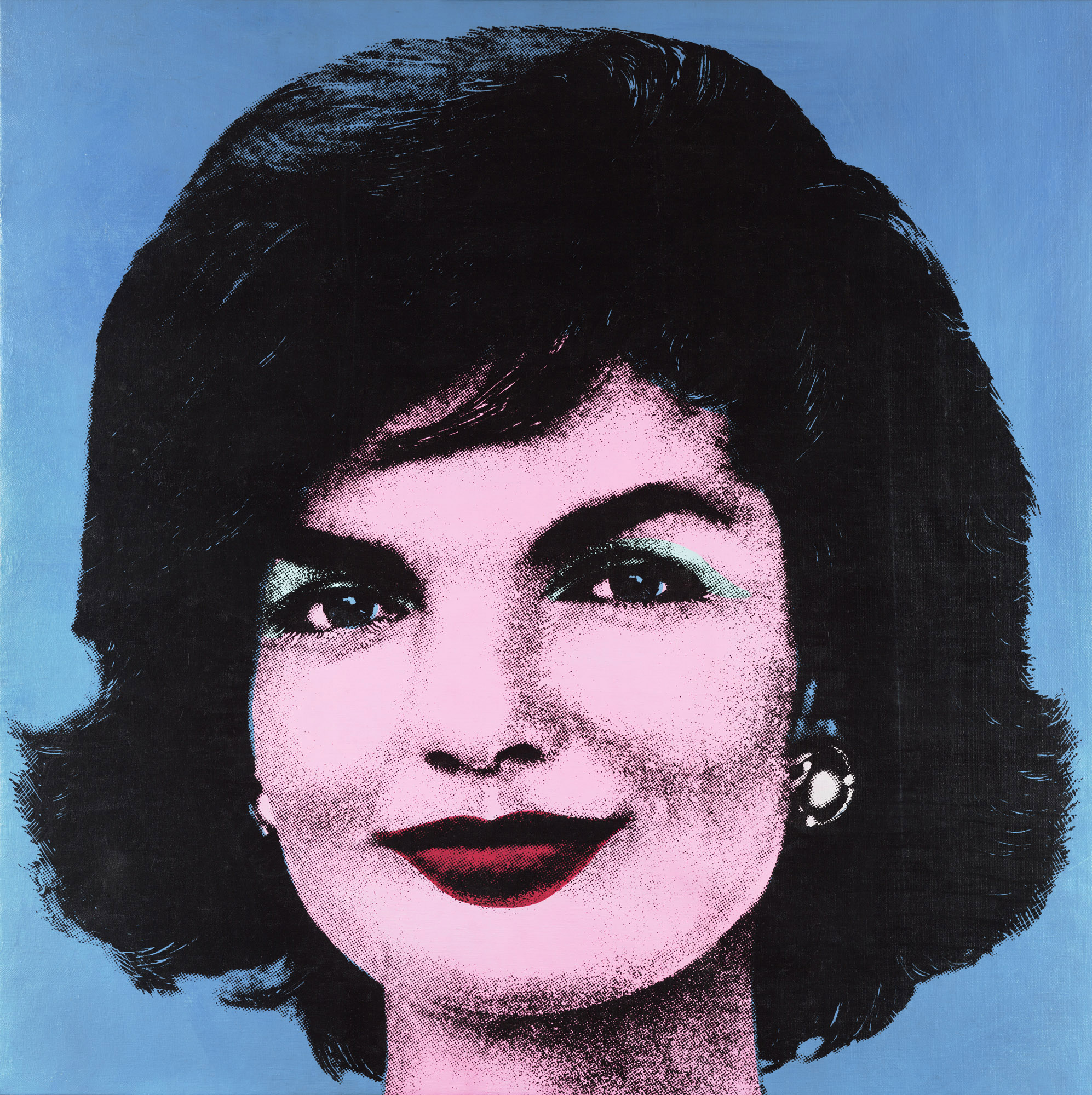 “Early Colored Jackie” by Andy Warhol.
