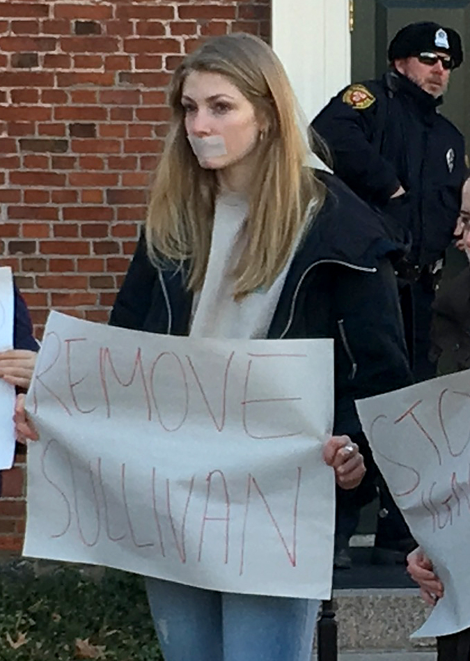 “This is about someone who is in a pastoral role — who we’re supposed to feel safe and supported with — literally protecting the person who started the #MeToo movement.”said Madeleine Woods, a survivor of sexual assault who lives in Winthrop House.
